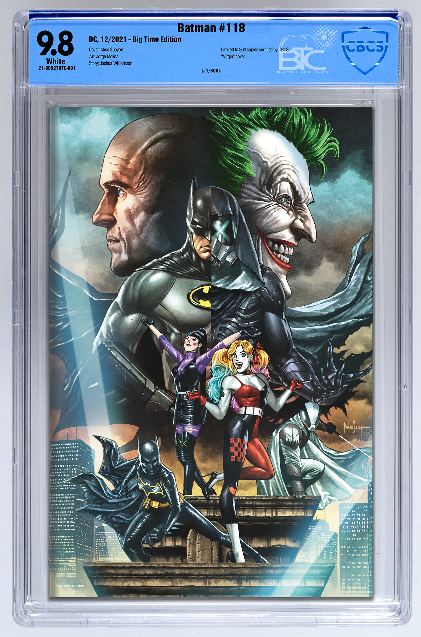 Batman 118 Signed Mico store Suyan comic/COA