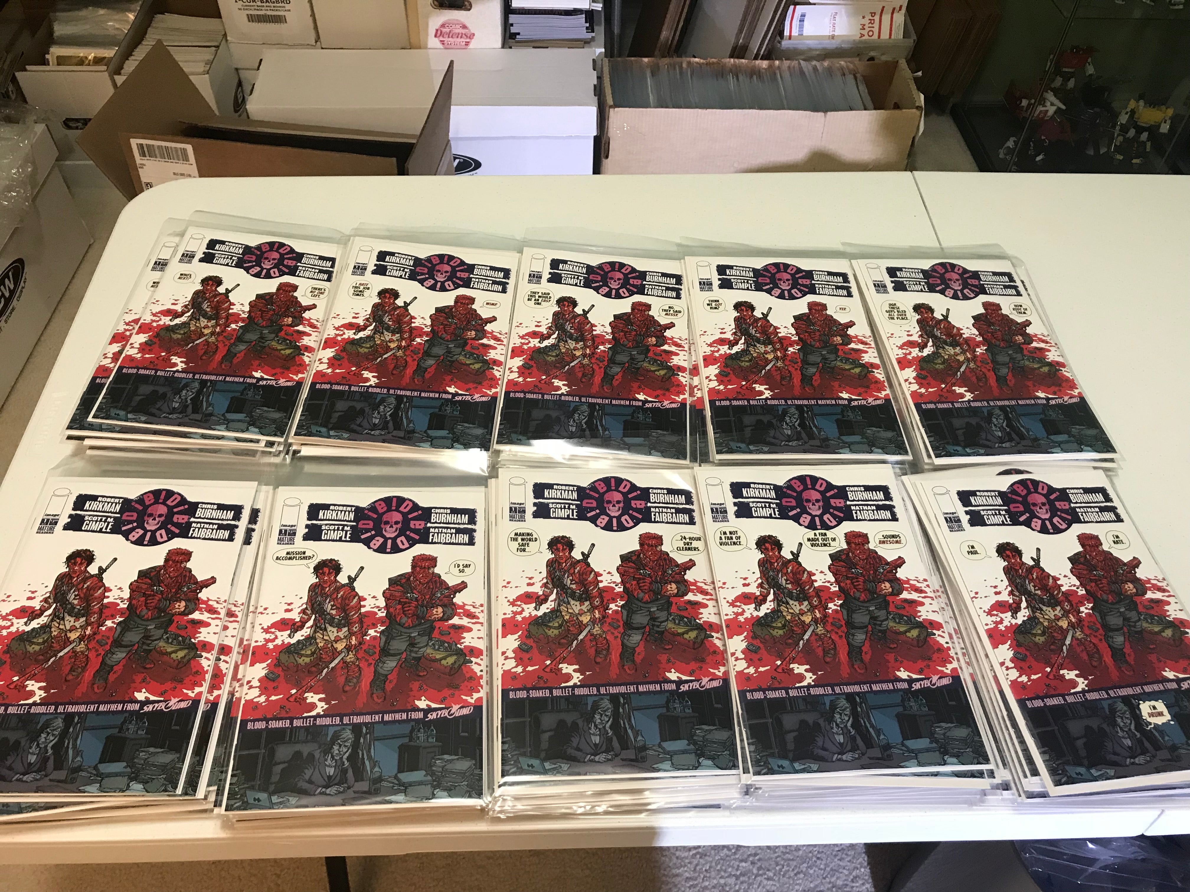 DIE DIE DIE IMAGE COMICS SPECIAL THANK YOU VARIANT 2018 SET OF 10 VARIANT COVERS BTC NEWSLETTER SUBSCRIBERS DEAL WEEK 5