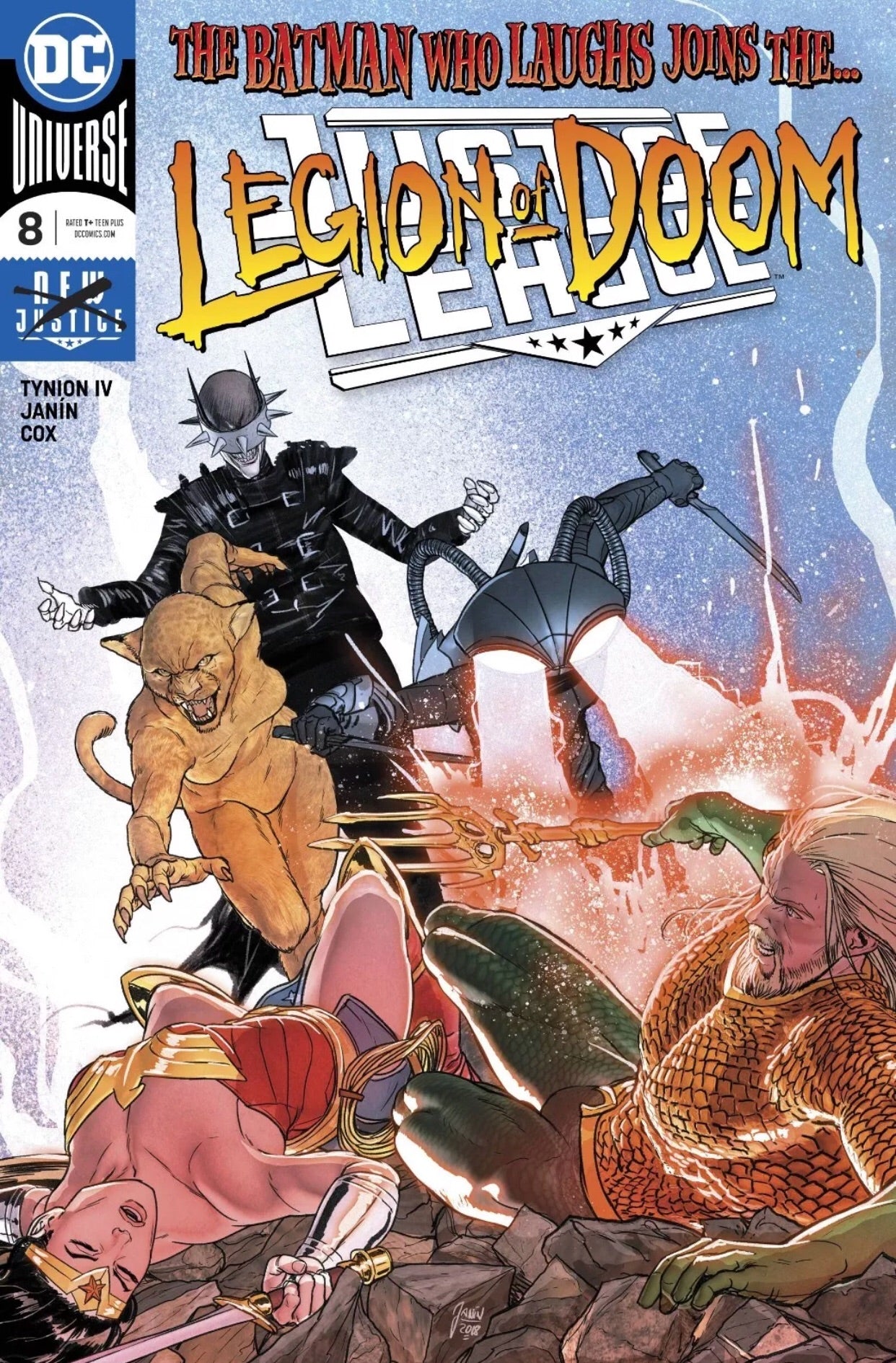 JUSTICE LEAGUE #8 FOC 08/27