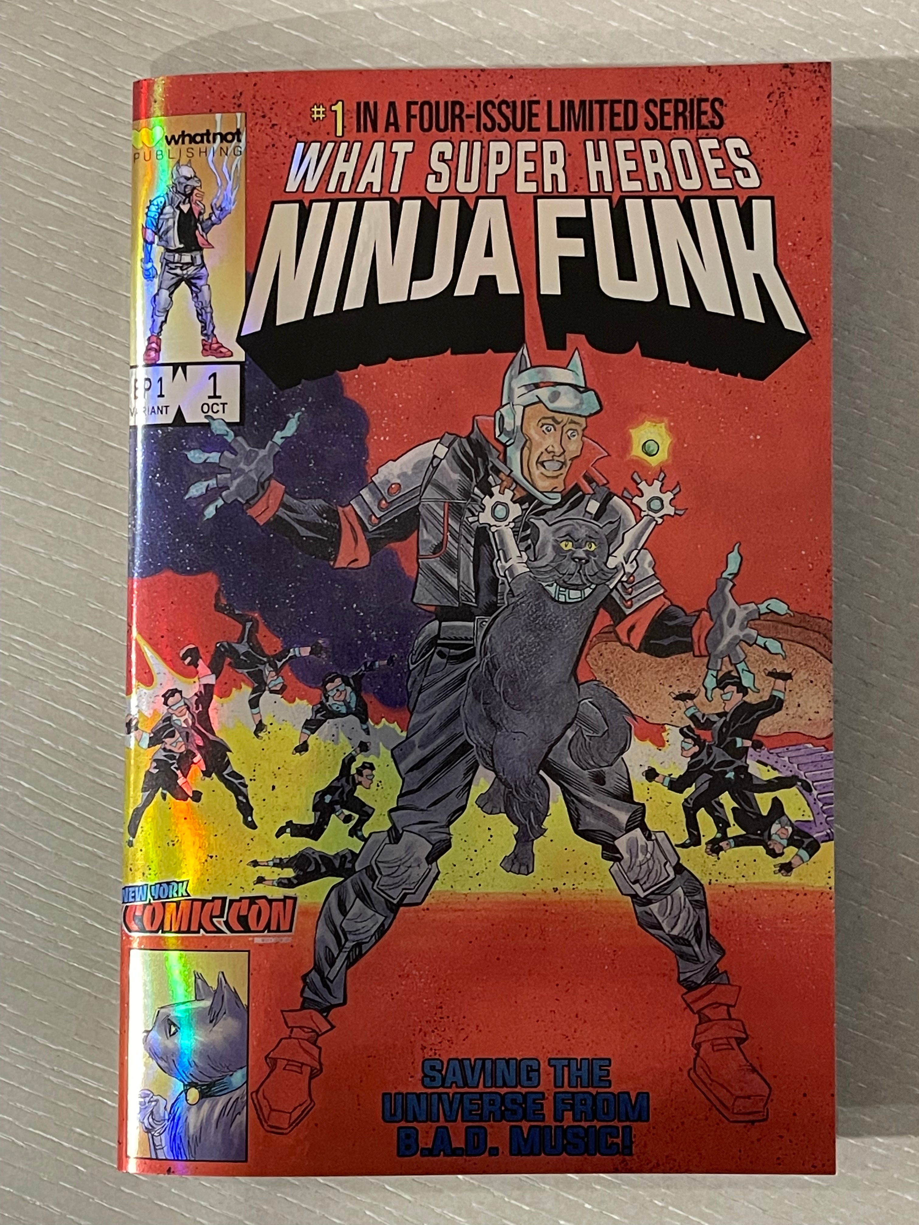 NINJA FUNK #1 JOHN BEATTY NYCC EXCLUSIVE SECRET WARS 8 HOMAGE OPTIONS