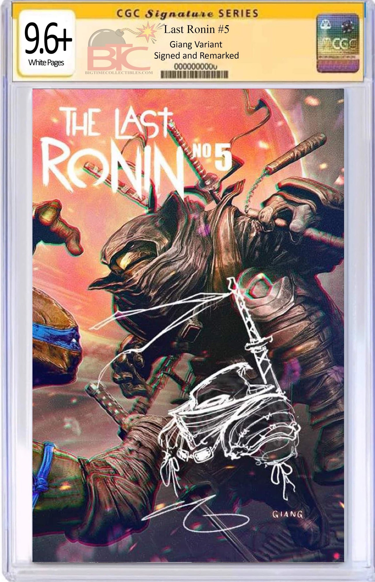 TMNT THE LAST RONIN #5 JOHN GIANG EXCLUSIVE VARIANT