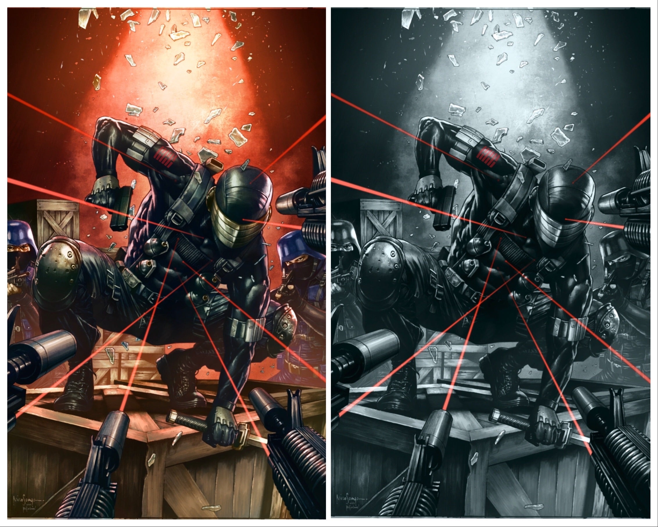 SNAKE EYES DEADGAME #1 MICO SUAYAN SPIDER-MAN #1 HOMAGE COLORED & SECRET VARIANT SET (I21)