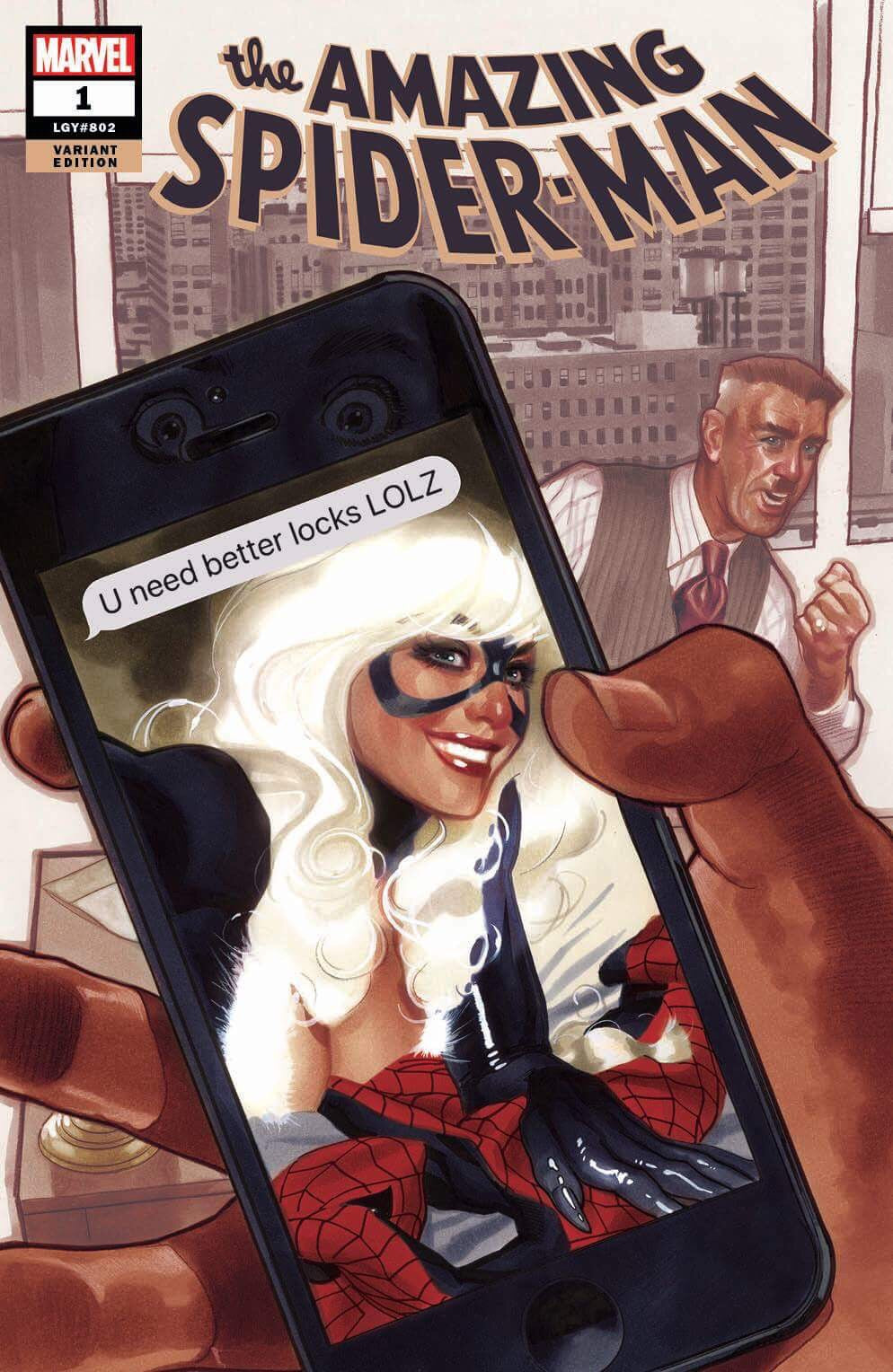 AMAZING SPIDER-MAN #1 (2018) ADAM HUGHES VARIANT COVER A(M237)