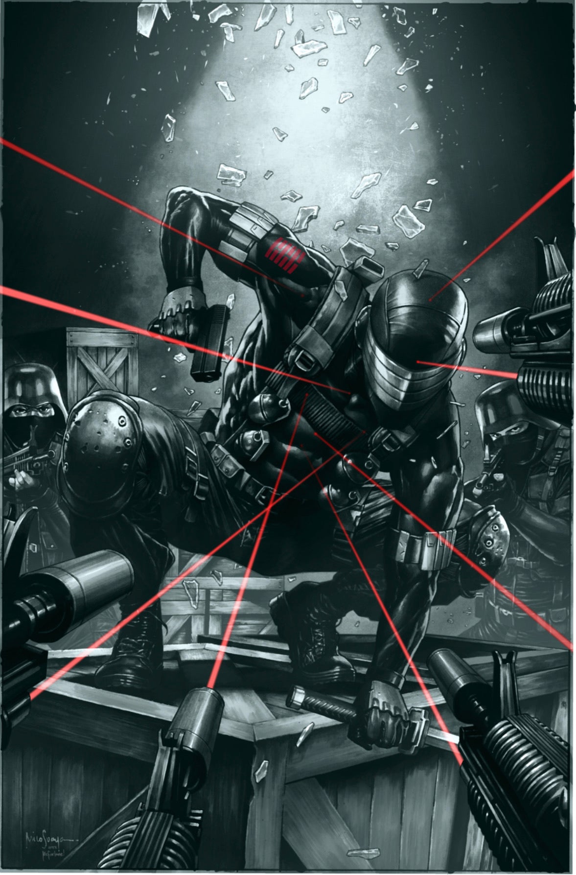 SNAKE EYES DEADGAME #1 MICO SUAYAN SPIDER-MAN #1 HOMAGE COLORED & SECRET VARIANT SET (I21)