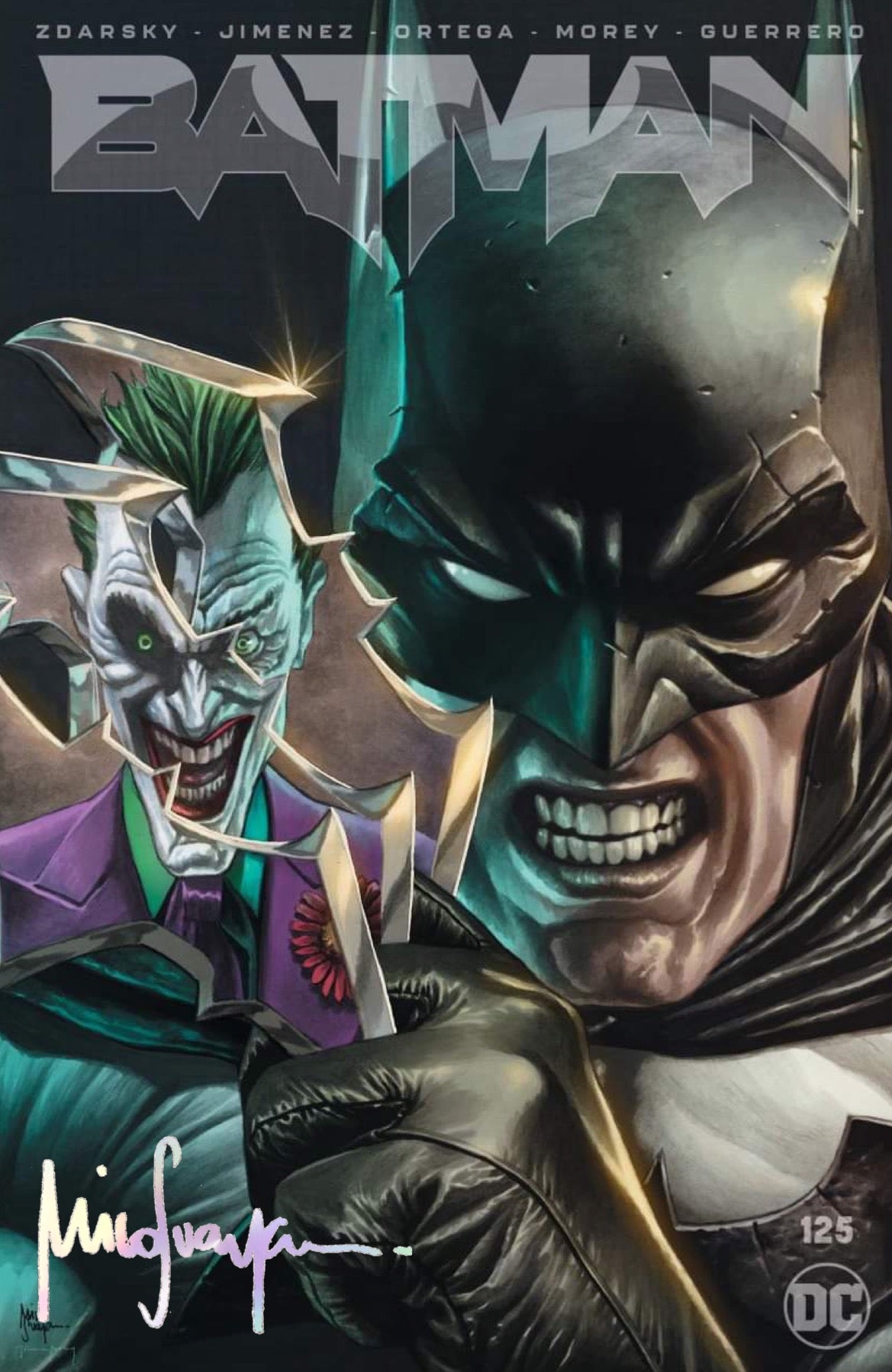 BATMAN #125 MICO SUAYAN EXCLUSIVE RAW COPY OPTIONS (D1)