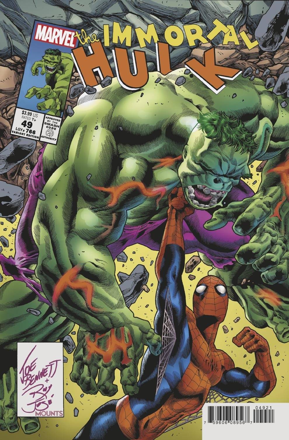 08/04/2021 IMMORTAL HULK #49 BENNETT HOMAGE VAR (CB23)