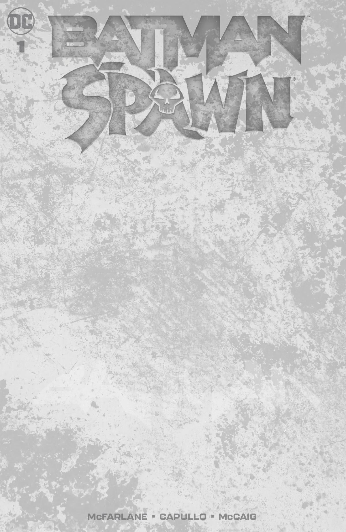 12/13/2022 BATMAN SPAWN #1 (ONE SHOT) CVR I BLANK VARIANT (CB68)(CB86)