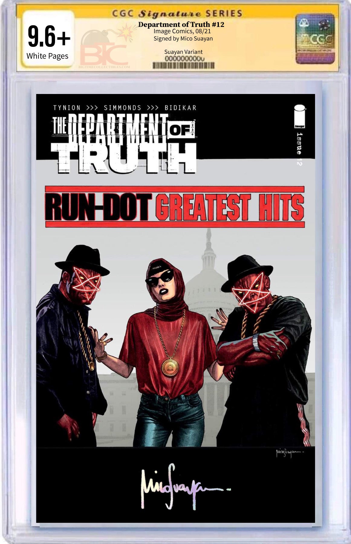 DEPARTMENT OF TRUTH #12 MICO SUAYAN "RUN-DOT" EXCLUSIVE VARIANT