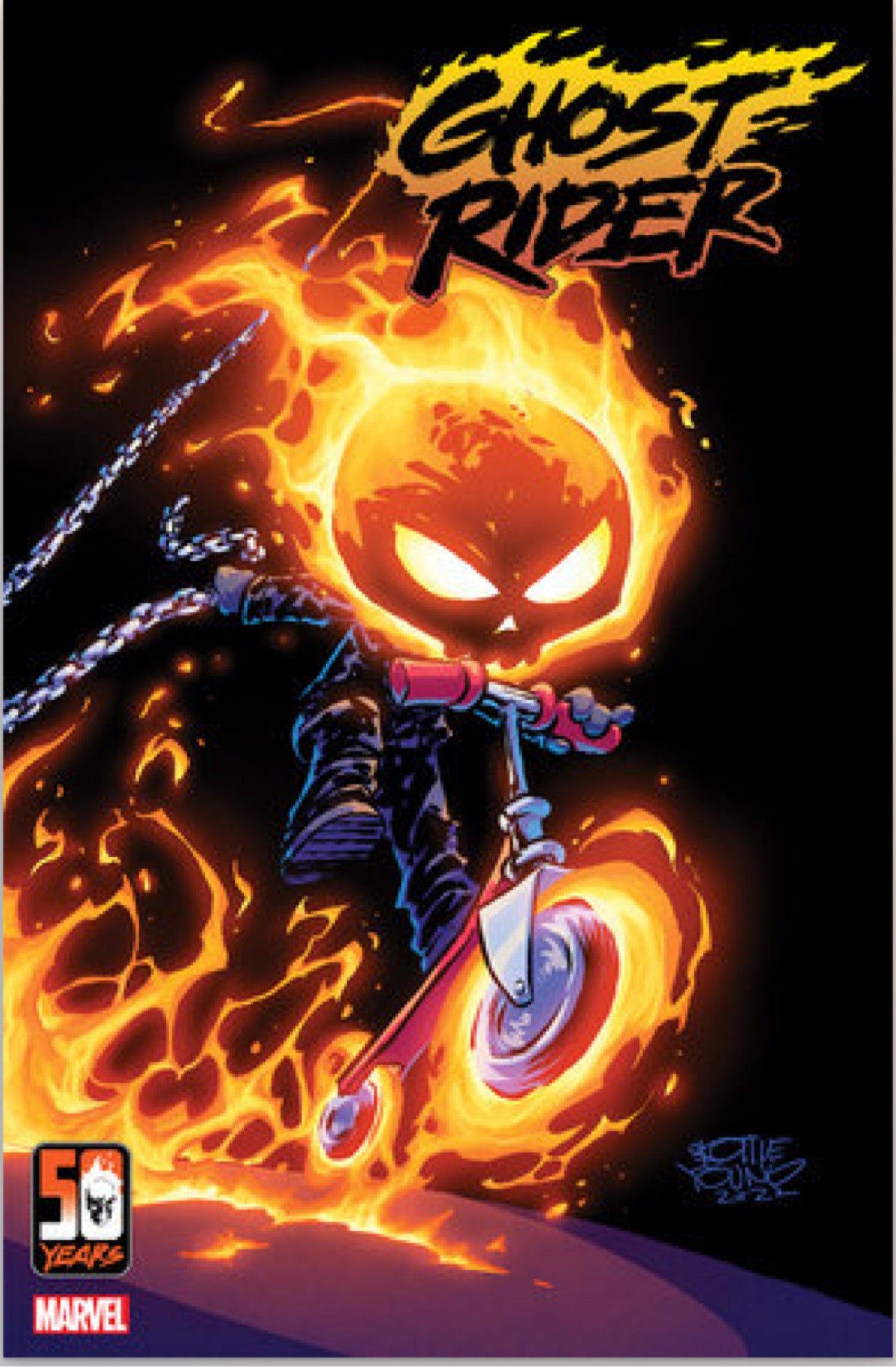 02/23/2022 GHOST RIDER #1 YOUNG VARIANT(CB100)