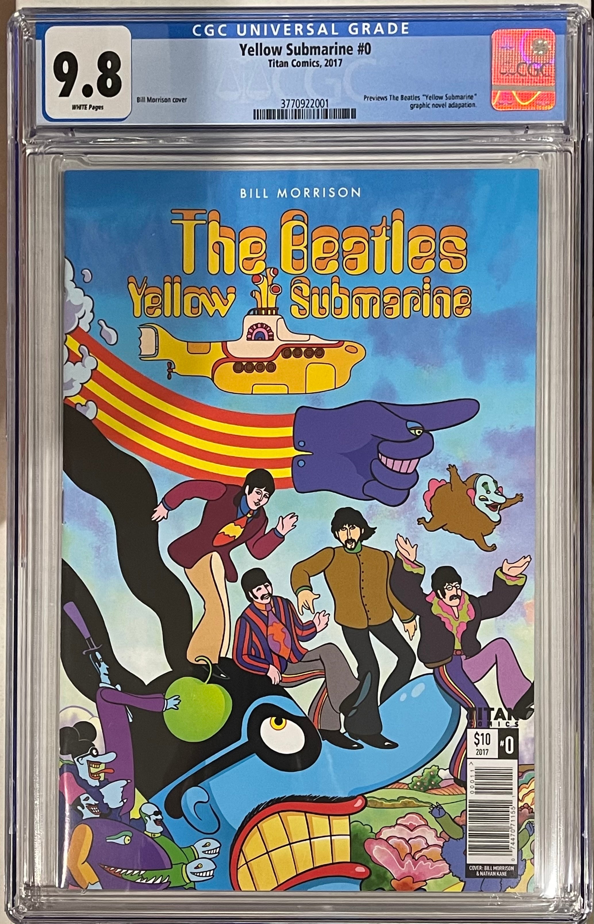 THE BEATLES YELLOW SUBMARINE #0 PREVIEW BOOK CGC 9.8