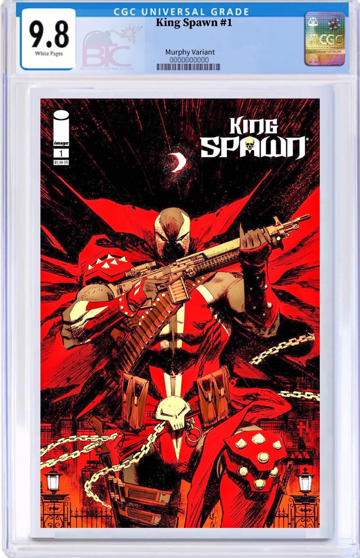 8/25/2021 KING SPAWN #1 CVR D MURPHY CGC 9.8