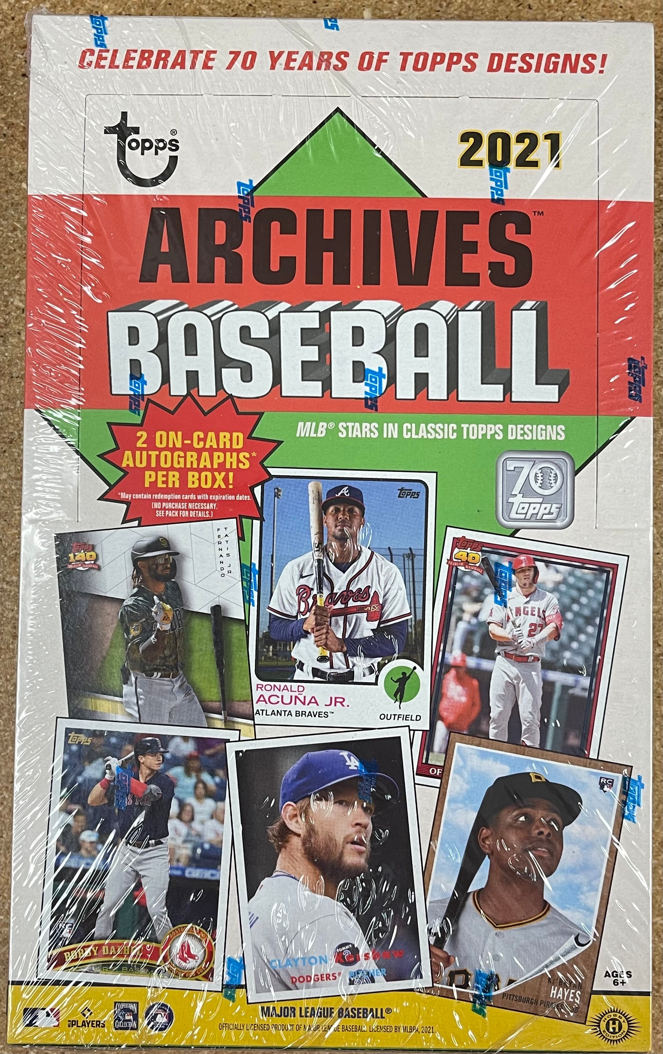 11/17/2021 TOPPS 2021 ARCHIVES BASEBALL T/C BOX
