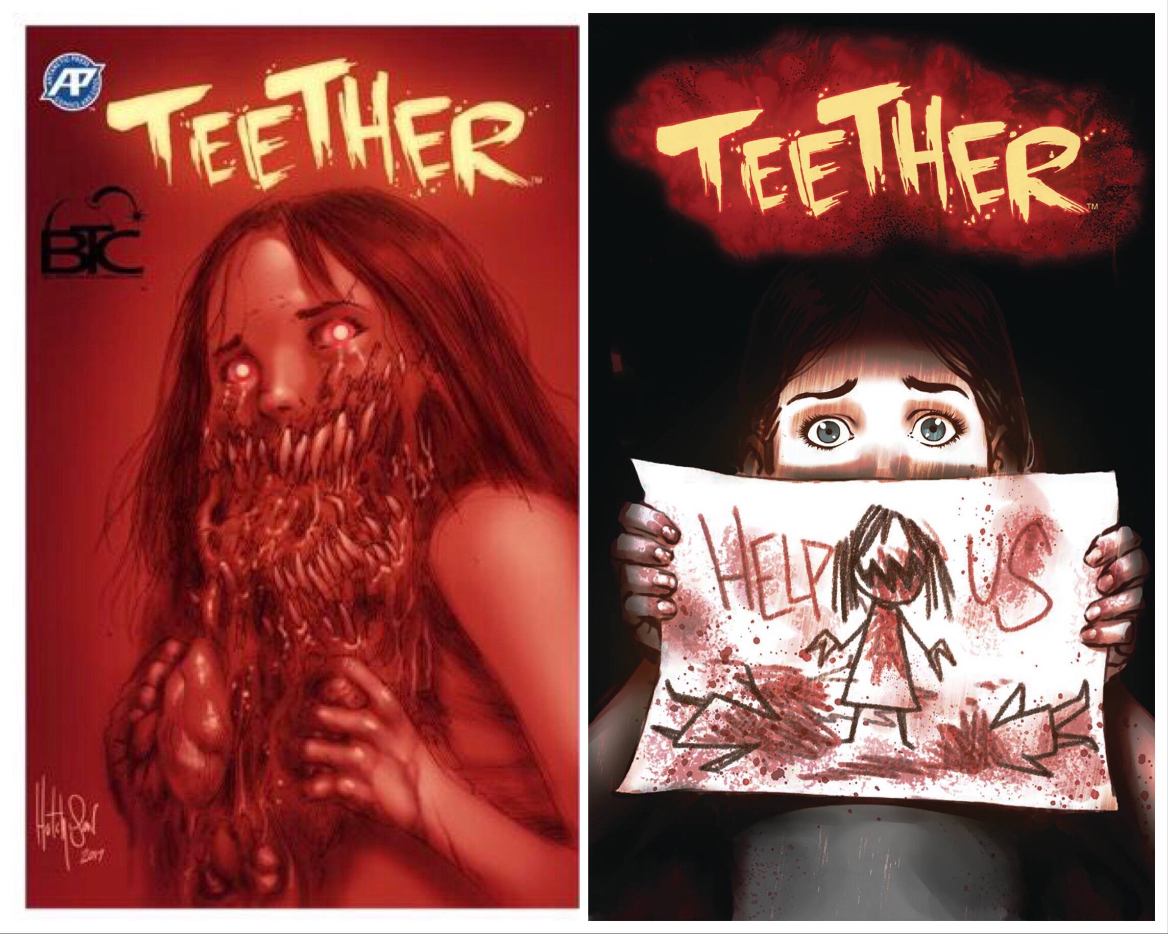 TEETHER #1 BTC EXCLUSIVE LTD TO 300 COPIES & #2 REGULAR COVER COMBO PACK