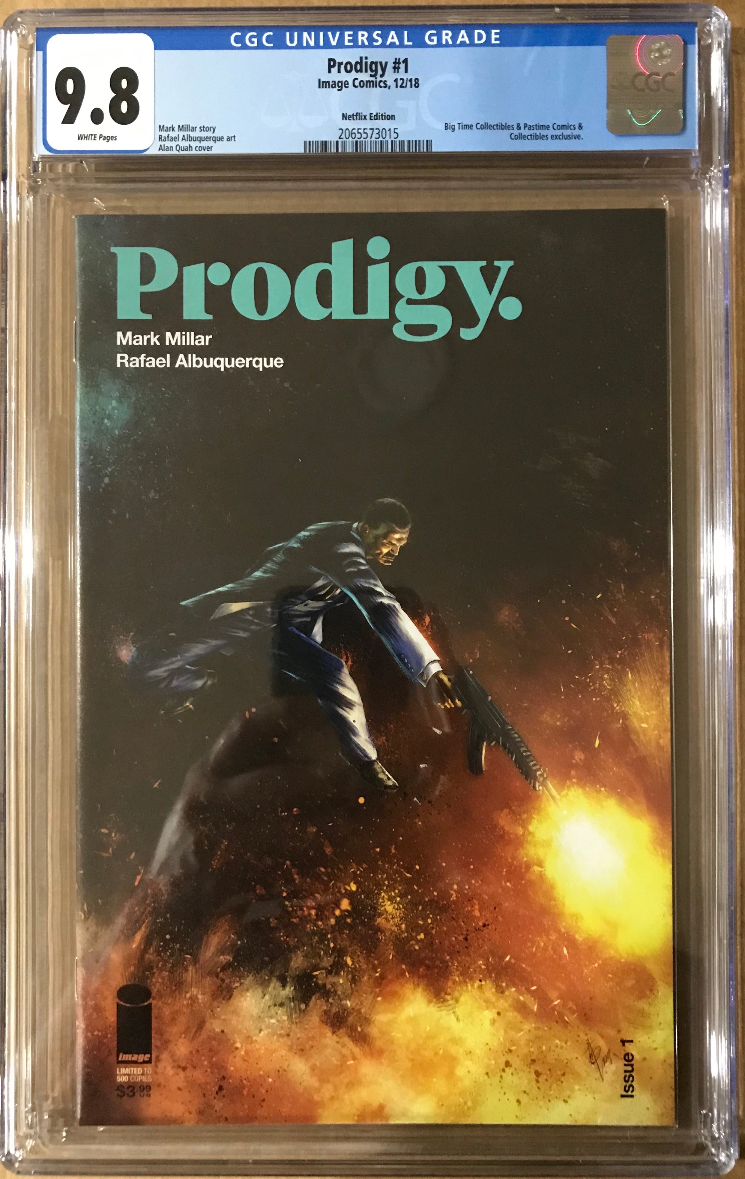 PRODIGY #1 ALAN QUAH EXCLUSIVE CGC 9.8