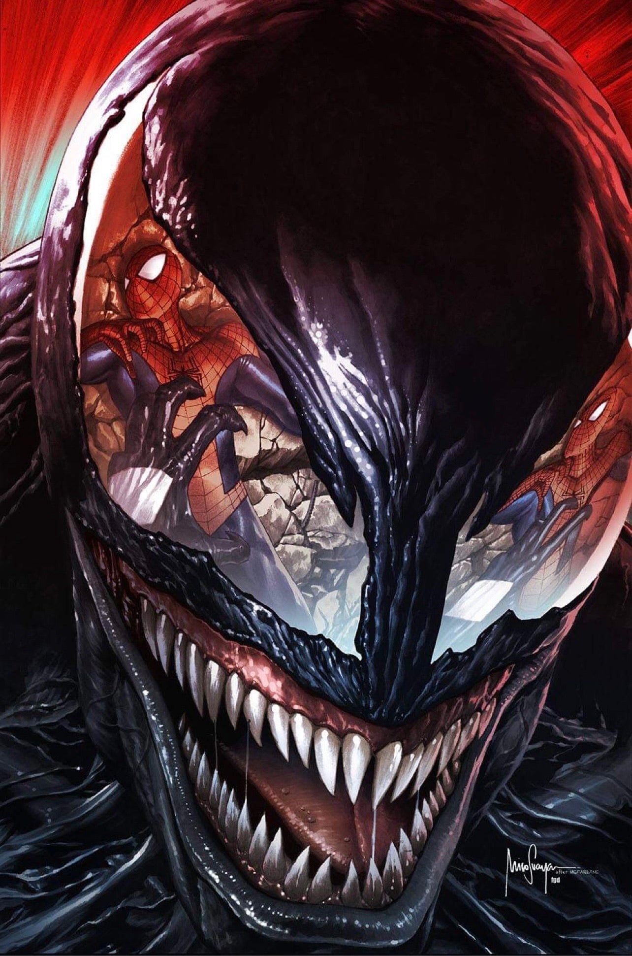 VENOM #35 200TH ISSUE MICO SUAYAN EXCLUSIVE VARIANT 06/09/21