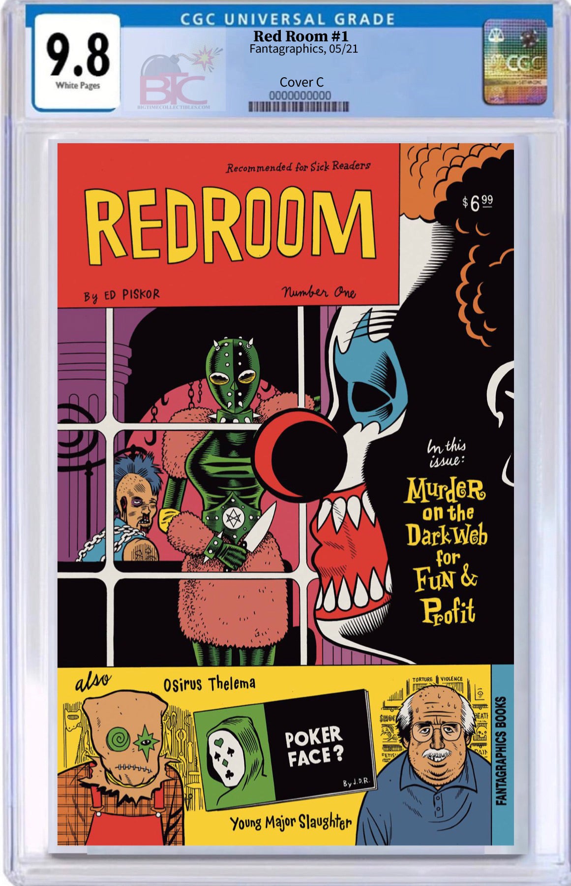 RED ROOM #1 CVR C RUGG 1:12 VARIANT CGC 9.8 (INSTOCK) C68