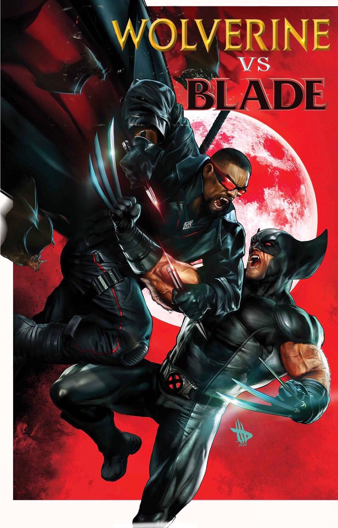 WOLVERINE VS BLADE SPECIAL #1 DAVE WILKINS VARIANT W/TRADE DRESS 07/10/19 FOC 06/17/19 (CB106)