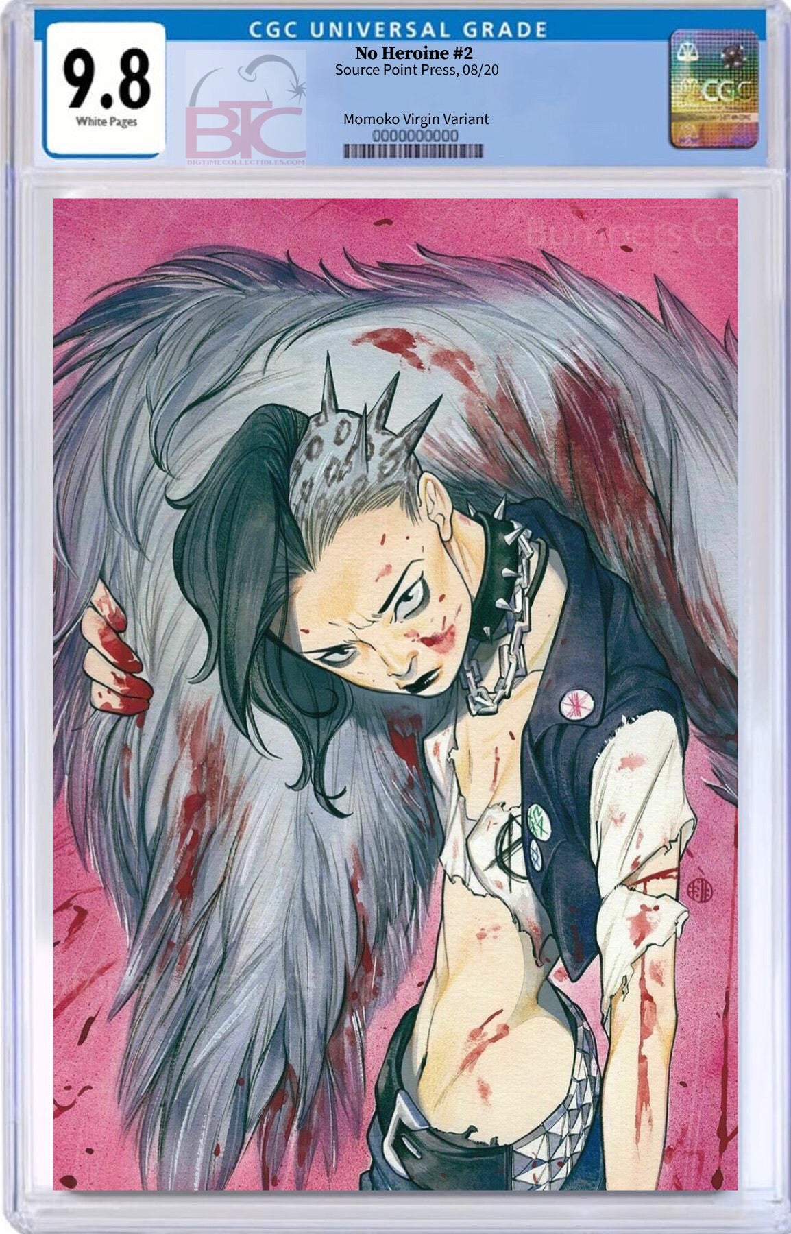 NO HEROINE #2 PEACH MOMOKO VIRGIN VARIANT CGC 9.8 (INSTOCK) 57