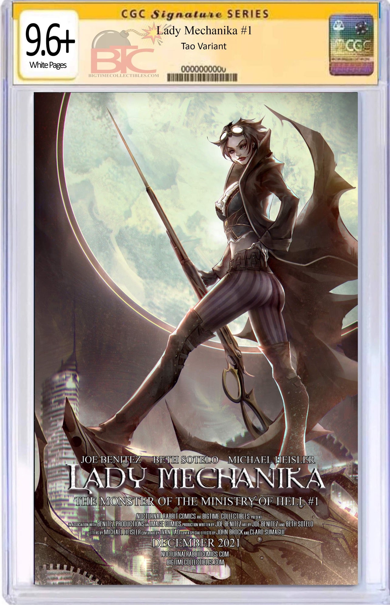 LADY MECHANIKA MONSTER OF MINISTRY #1 IVAN TAO "UNDERWORLD MOVIE POSTER" HOMAGE VARIANT