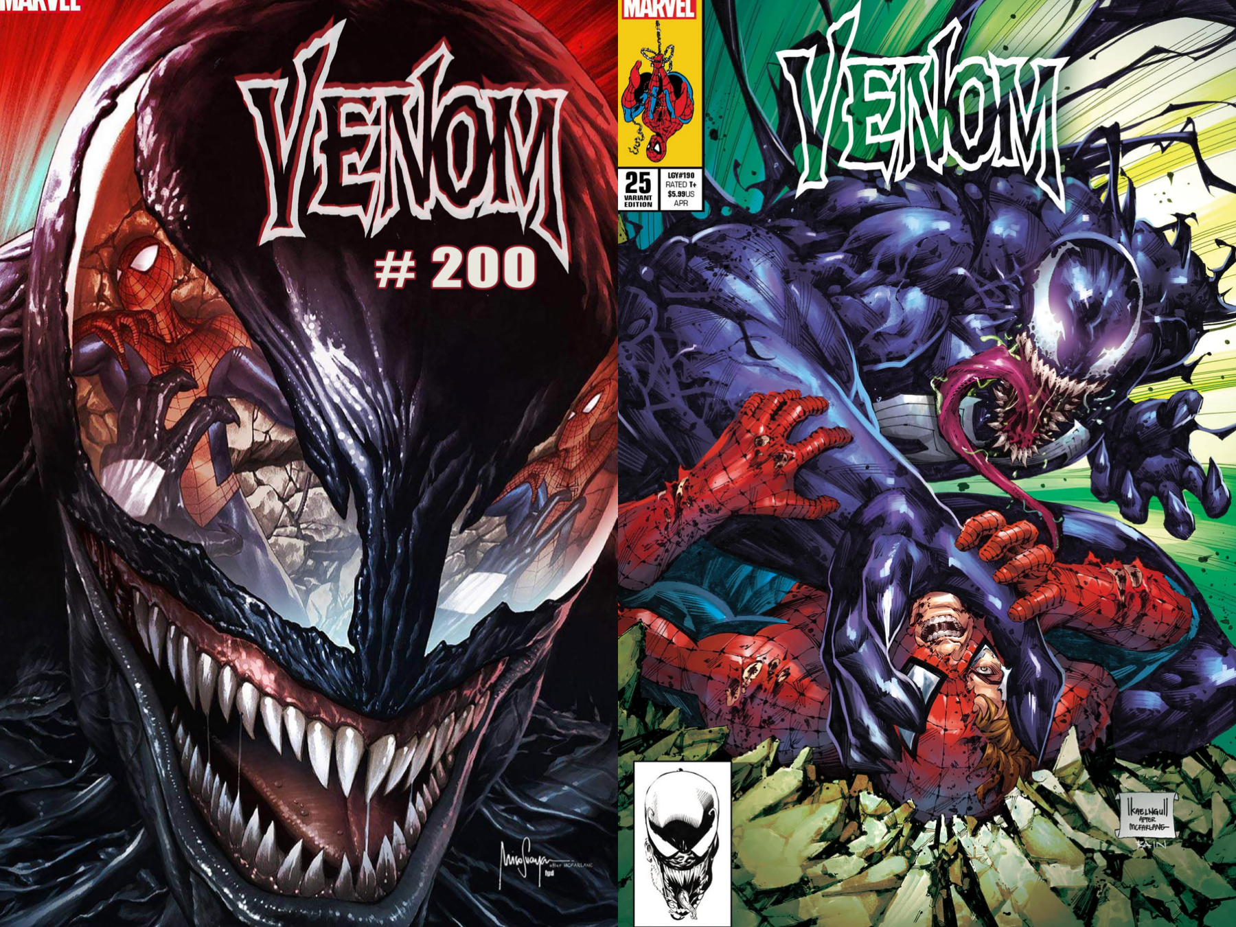 VENOM #35 VENOM #25 SUAYAN & NGU HOMAGE SET 06/09/21