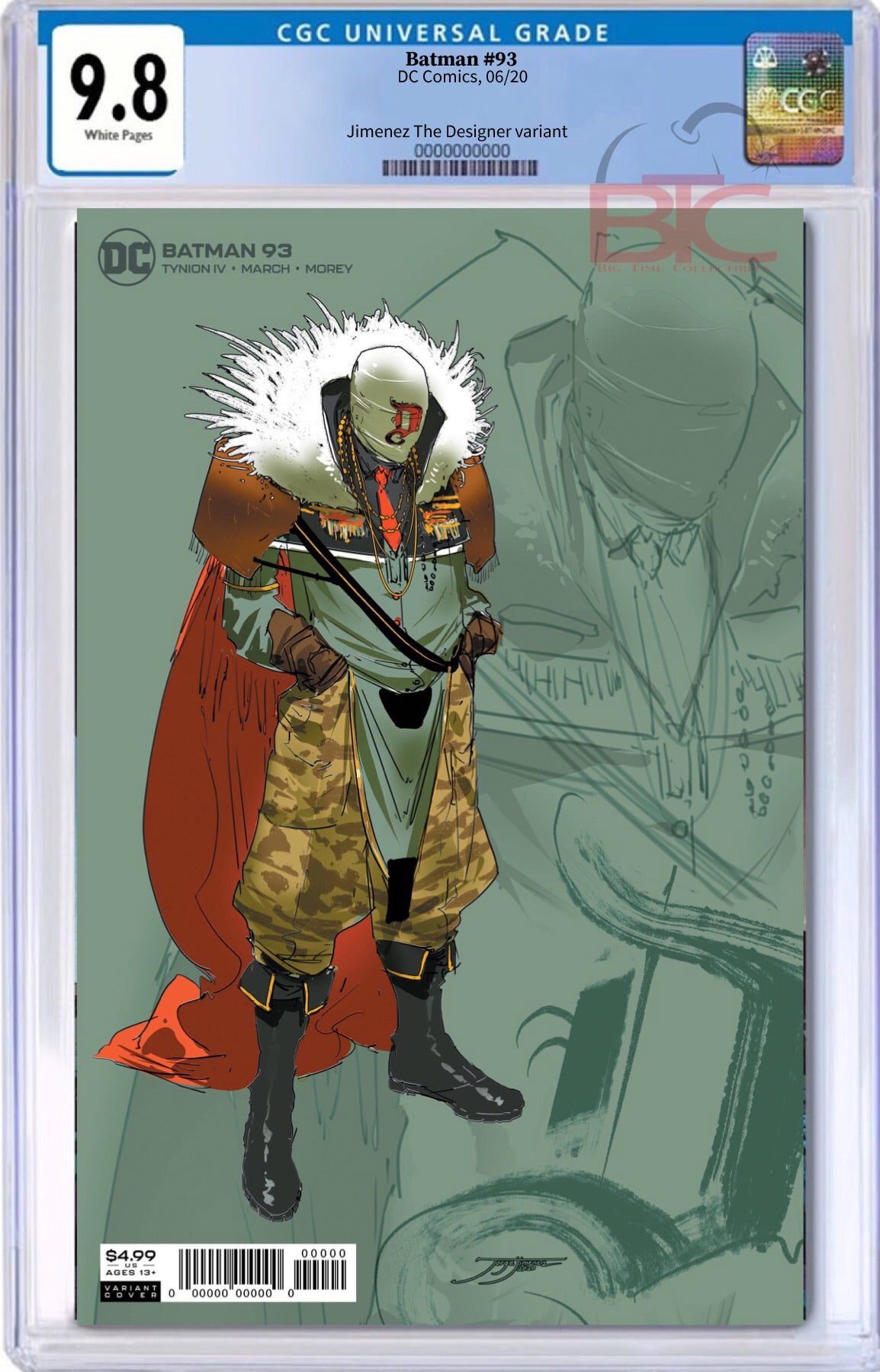 BATMAN #93 1:25 THE DESIGNER VARIANT CGC 9.8 (INSTOCK) C53