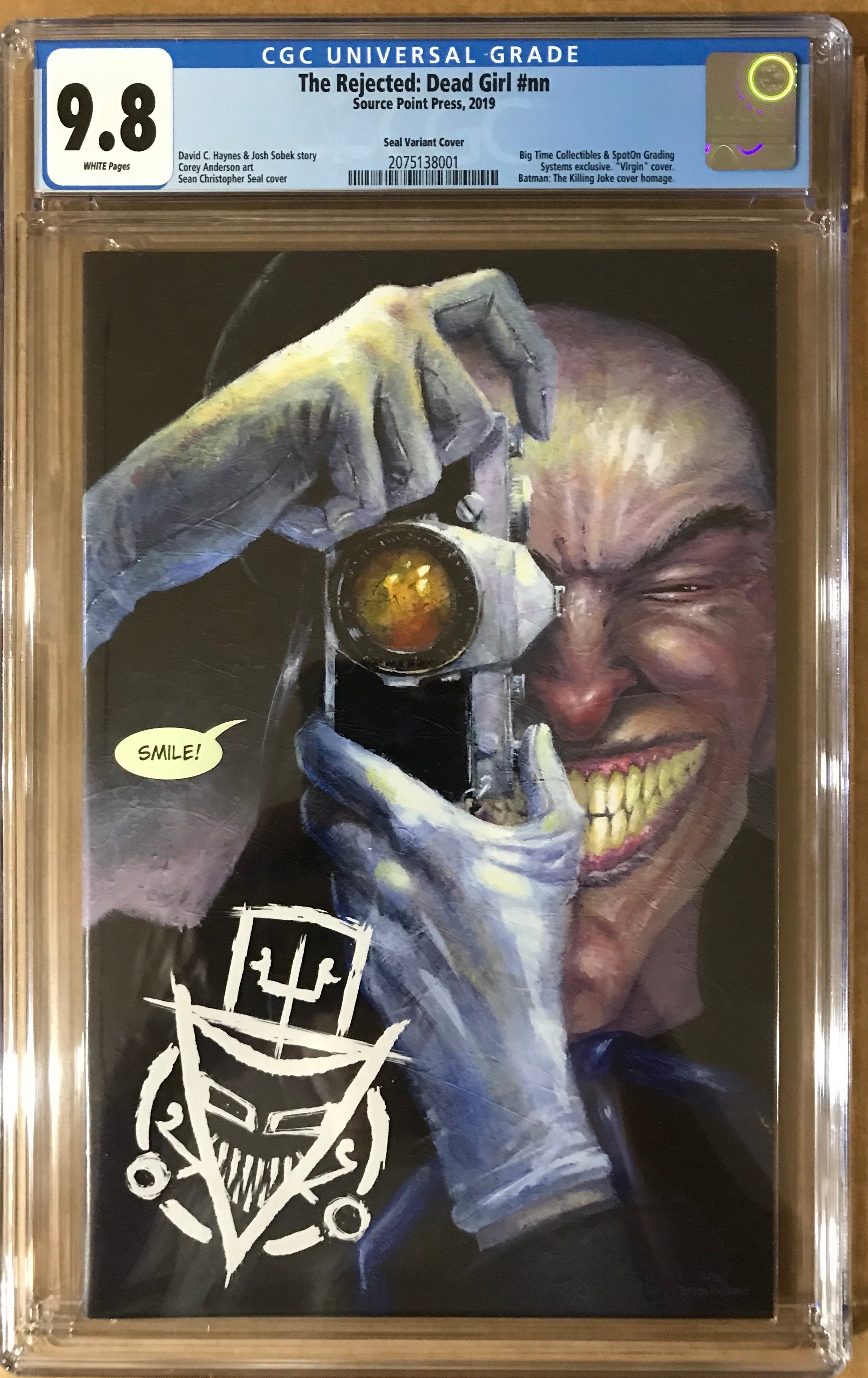 REJECTED DEAD GIRL ONE SHOT SEAN CHRISTOPHER SEAL EXCLUSIVE W/ CGC OPTIONS STARTING AT