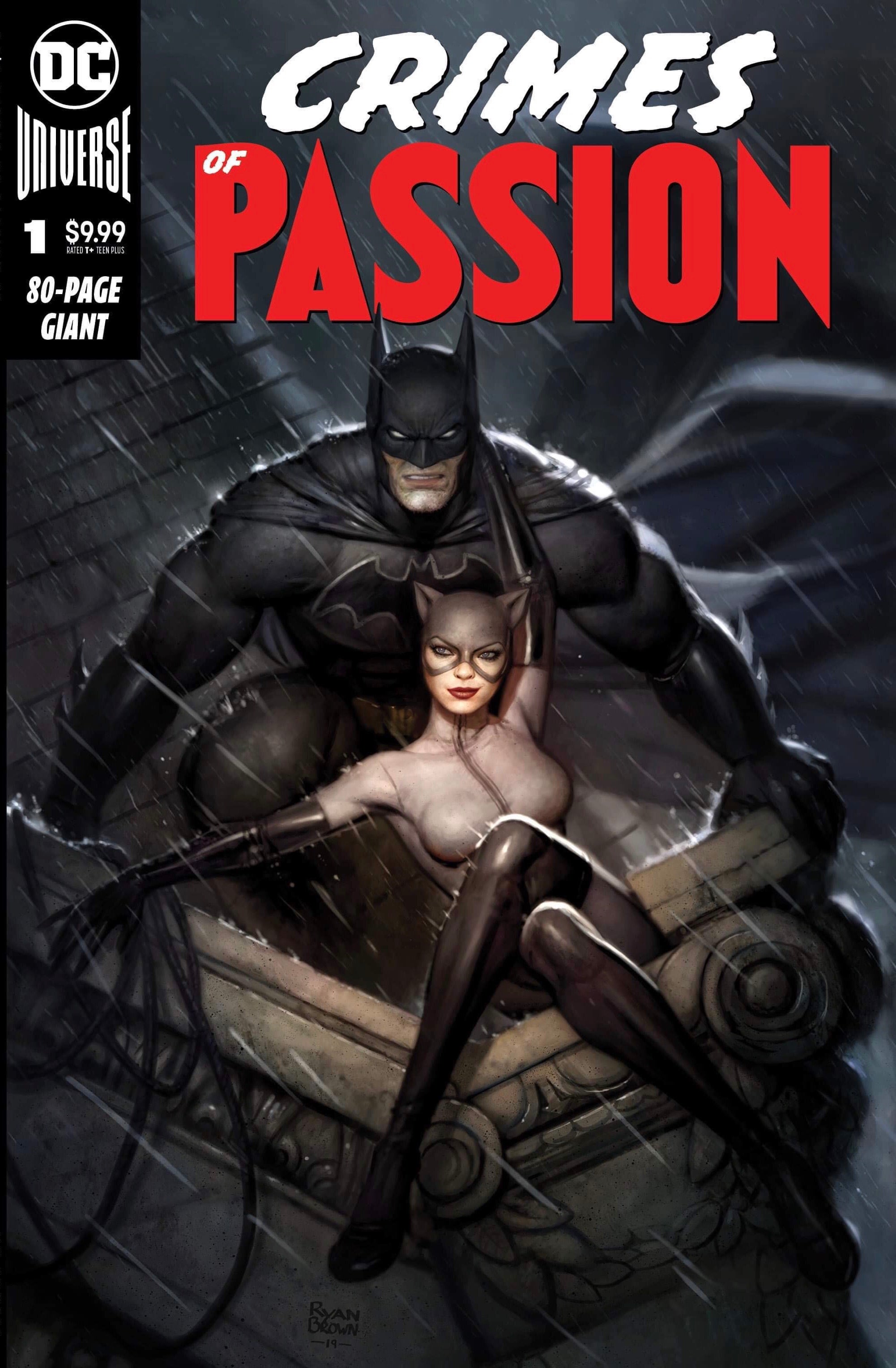DC CRIMES OF PASSION #1 RYAN BROWN EXCLUSIVE VARIANT COVER OPTION