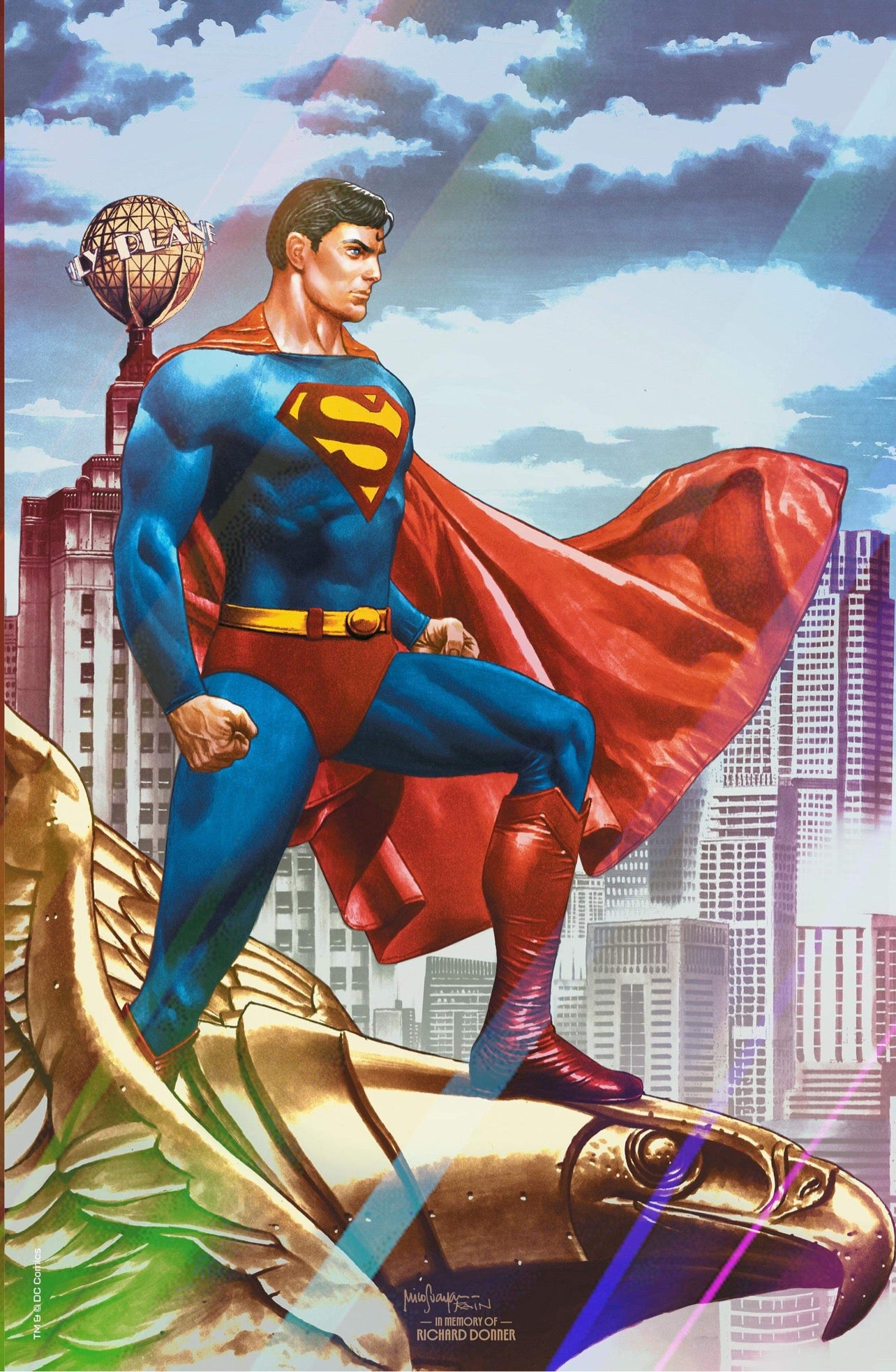 BATMAN SUPERMAN WORLDS FINEST #1 SUPERMAN MEGACON 2022 EXCLUSIVE FOIL  VARIANT (D1)