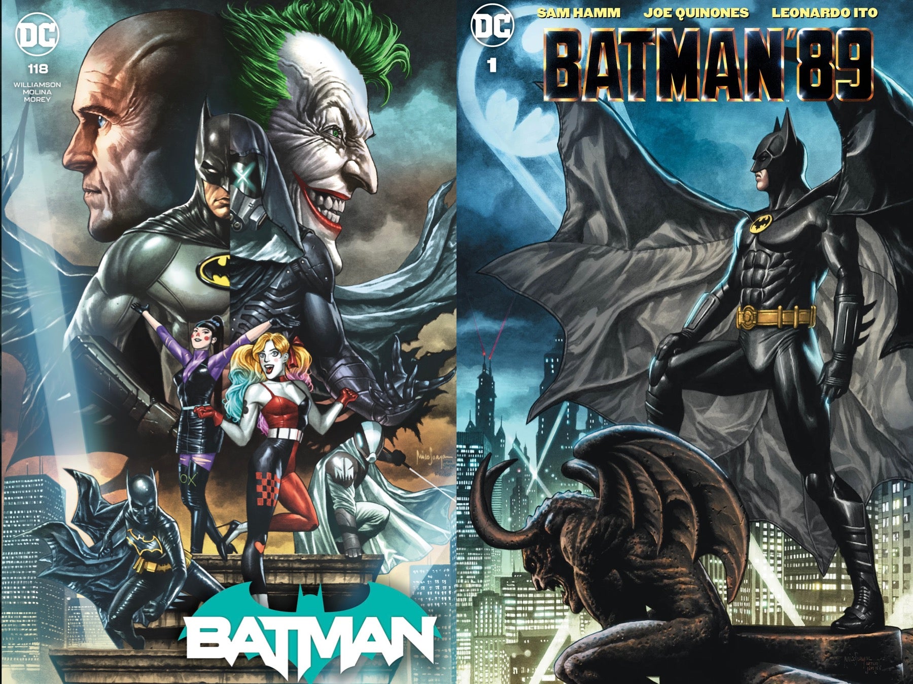 BATMAN #118 & BATMAN'89 EXCLUSIVE HOMAGE TO 608 COMBO