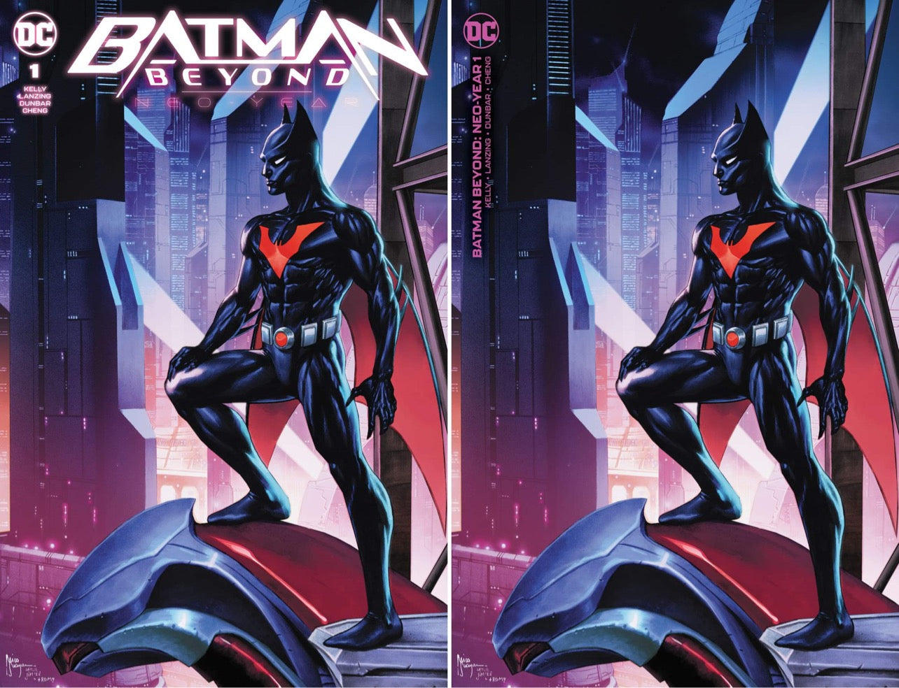 BATMAN BEYOND NEO-YEAR #1 MICO SUAYAN EXCLUSIVE HOMAGE VARIANT OPTIONS