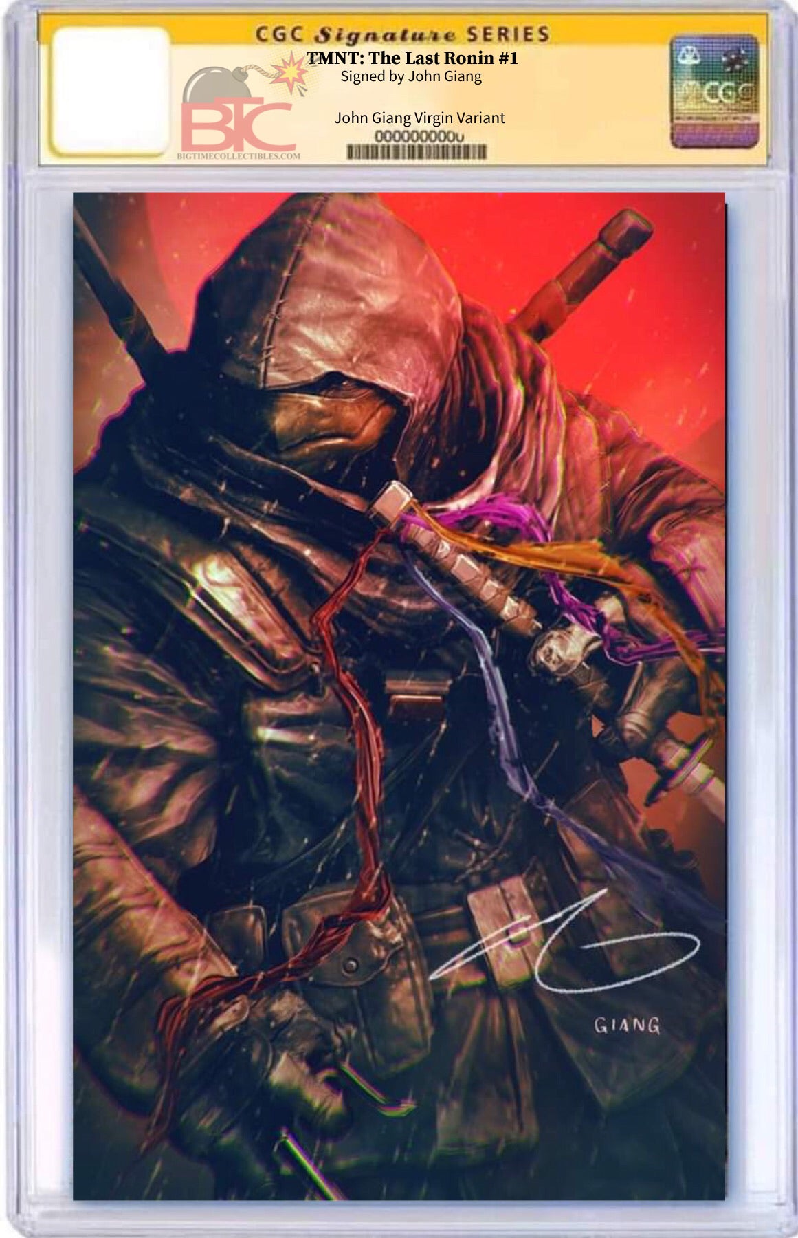 TMNT THE LAST RONIN #2 JOHN GIANG EXCLUSIVE VIRGIN VARIANT RAW & GRADED OPTIONS 02/17/21