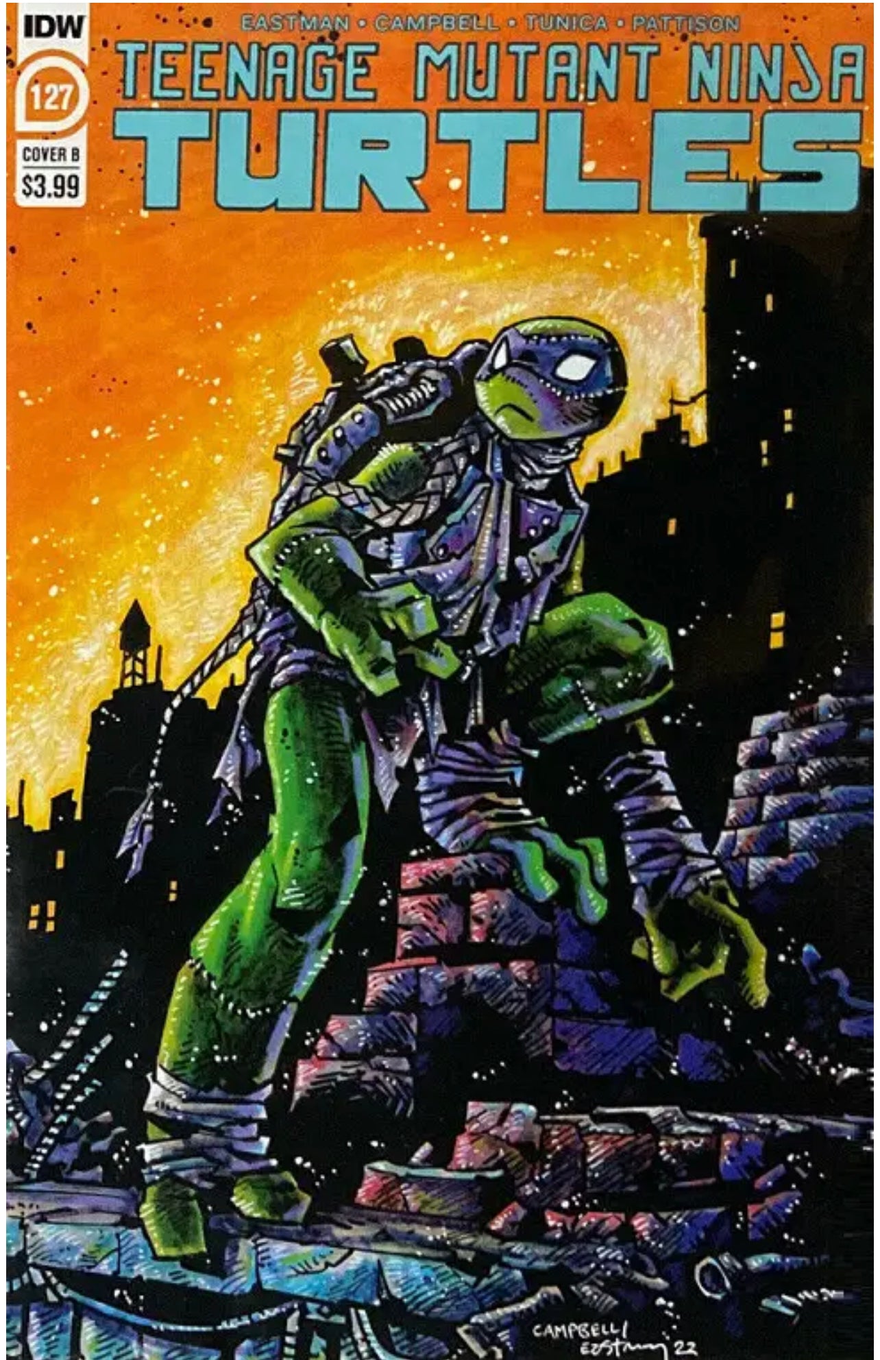 03/30/2022 TMNT ONGOING #127 CVR B EASTMAN FIRST APPEARANCE OF VENUS DE MILO (CB39) (CB51)