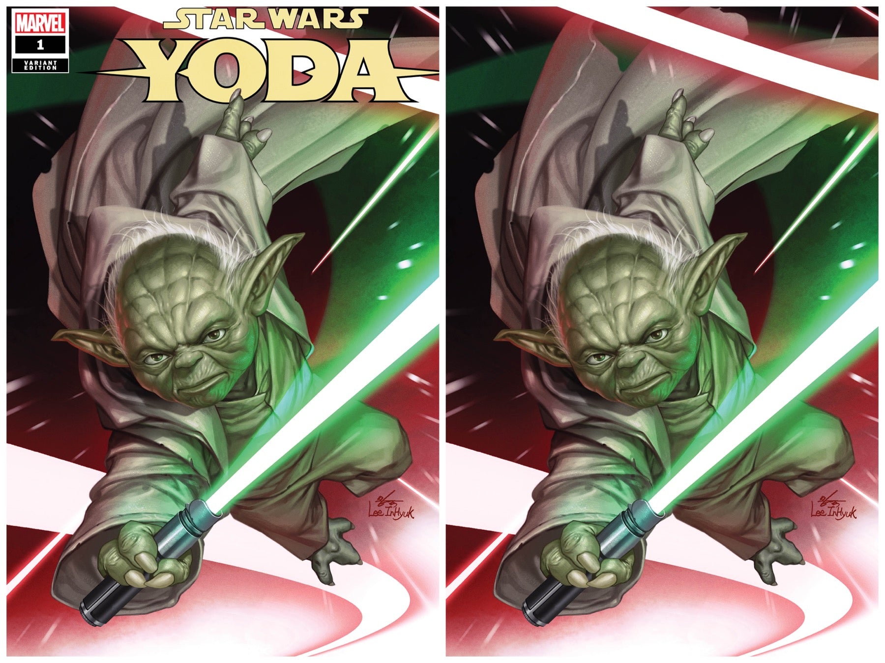11/23/2022 STAR WARS YODA #1 INHYUK LEE EXCLUSIVE VARIANT OPTIONS