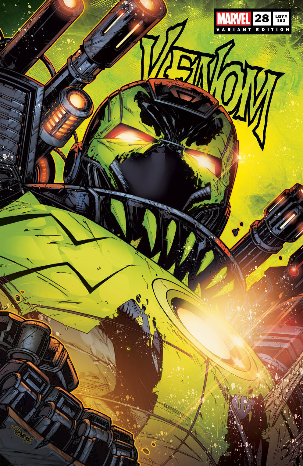 VENOM #28 JONBOY MEYERS EXCLUSIVE VIRUS VARIANT