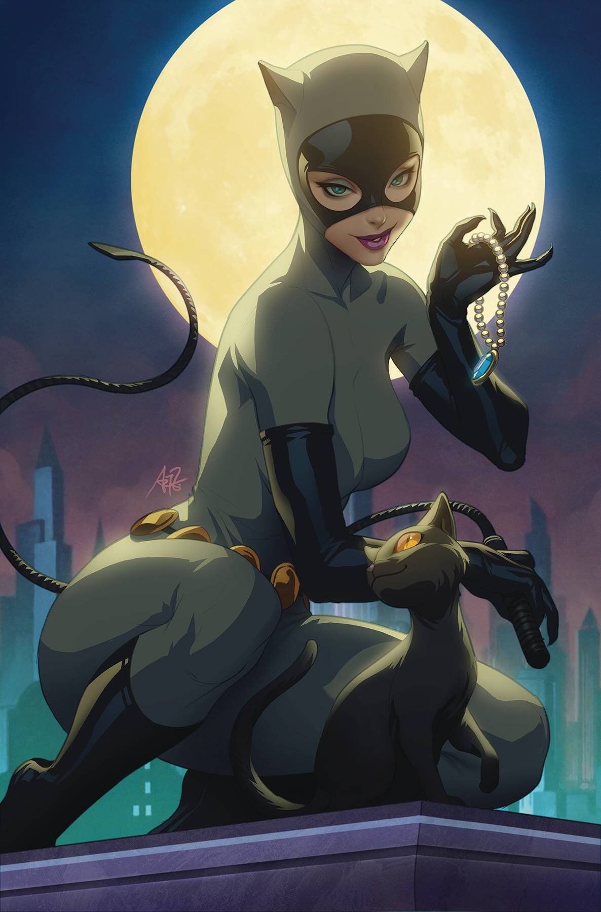 CATWOMAN #14 CARD STOCK ARTGERM VARIANT 08/14/19 FOC 07/22/19