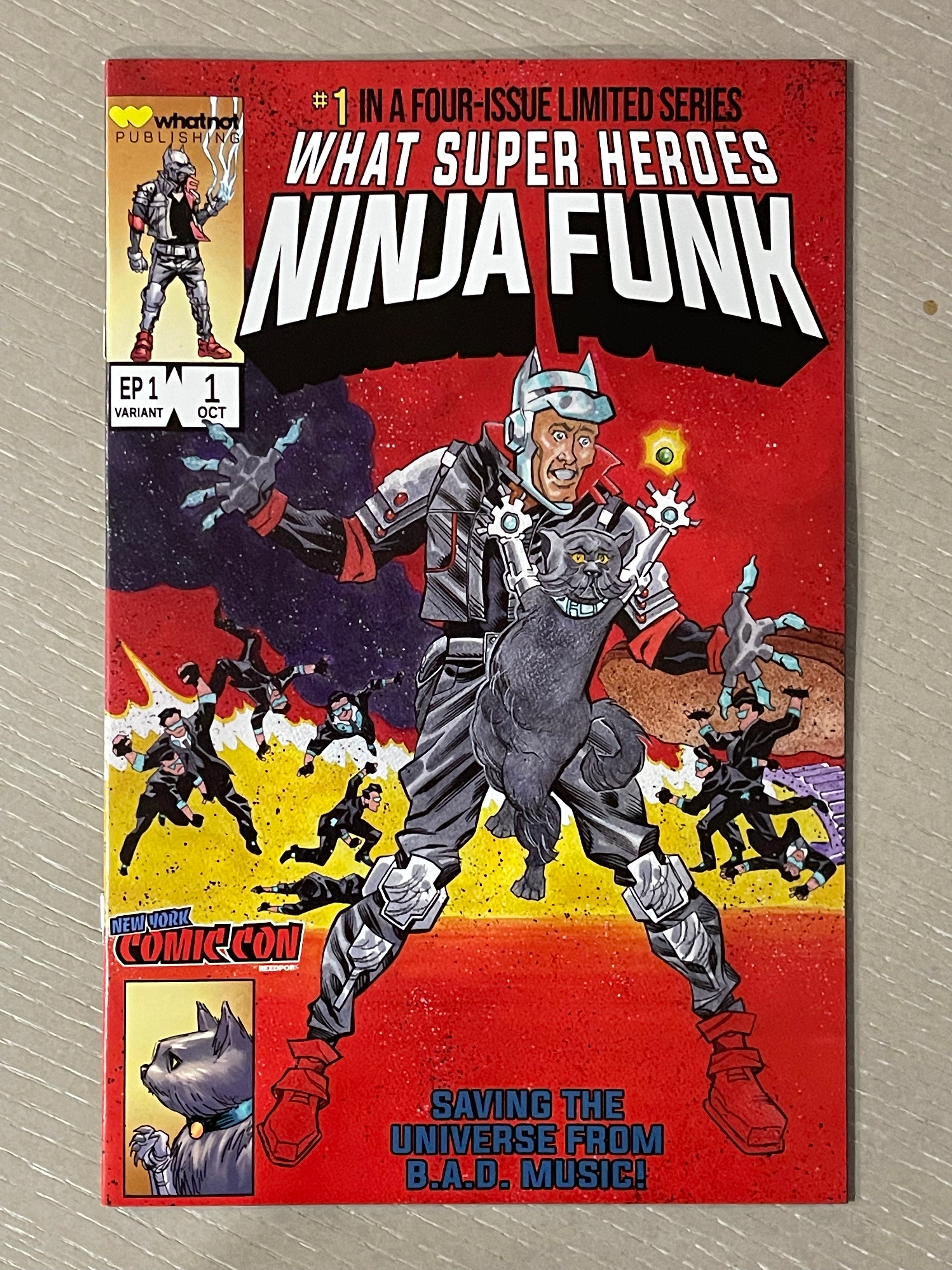 NINJA FUNK #1 JOHN BEATTY NYCC EXCLUSIVE SECRET WARS 8 HOMAGE OPTIONS