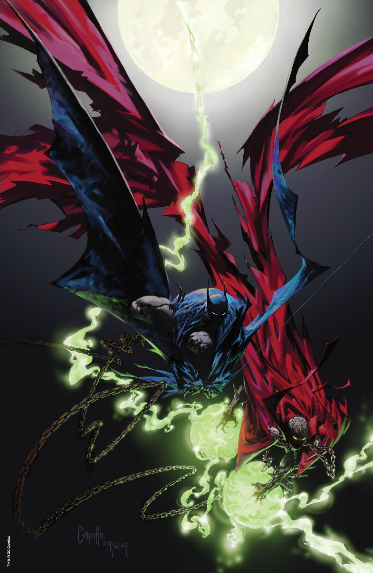 12/13/2022 BATMAN SPAWN #1 (ONE SHOT) CVR J GREG CAPULLO & TODD MCFARLANE GLOW IN THE DARK VARIANT(CB86)