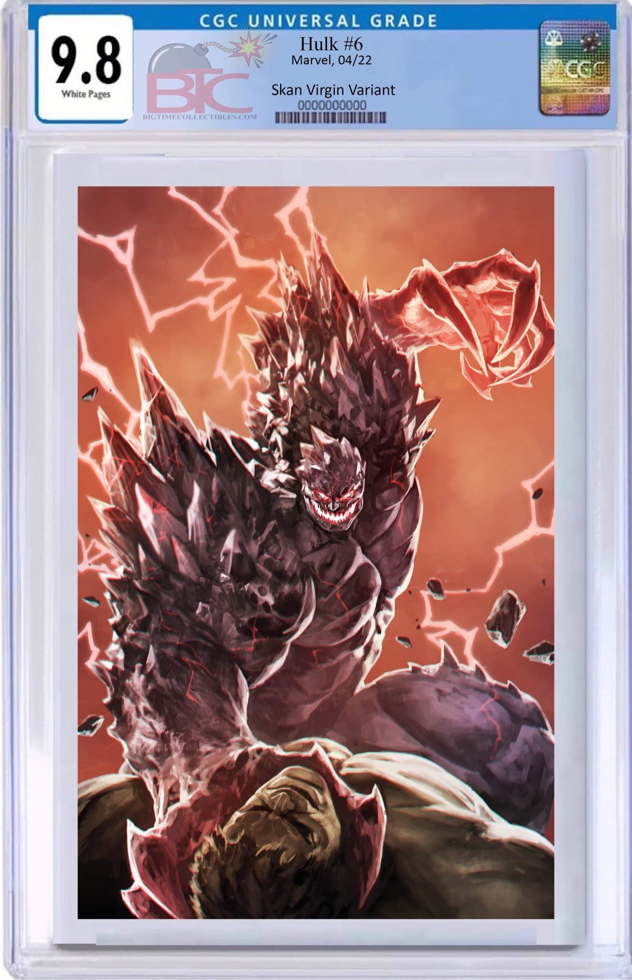 HULK 6 SKAN SRISUWAN EXCLUSIVE VARIANT RAW & GRADED OPTIONS