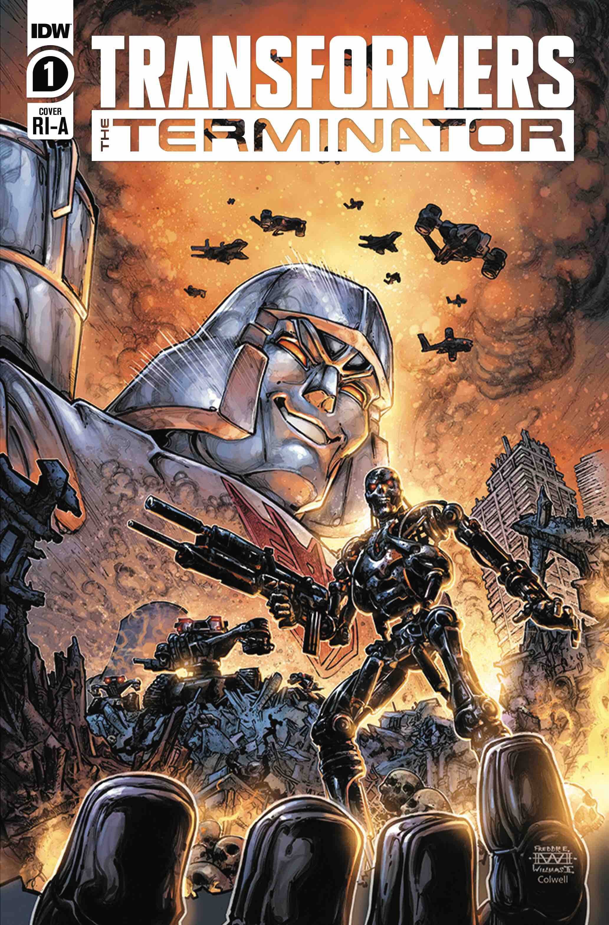 Transformers VS Terminator #1 Williams 1:10 Variant 03/25/19 FOC 03/02/20(CB100)