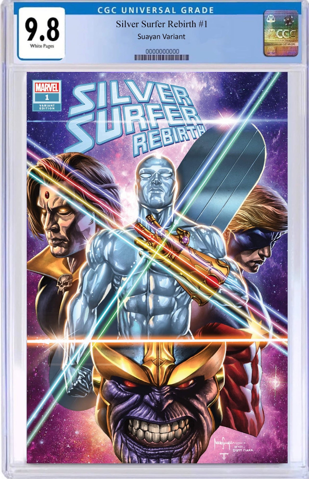 SILVER SURFER REBIRTH #1 MICO SUAYAN EXCLUSIVE VARIANT (M3)(M4)