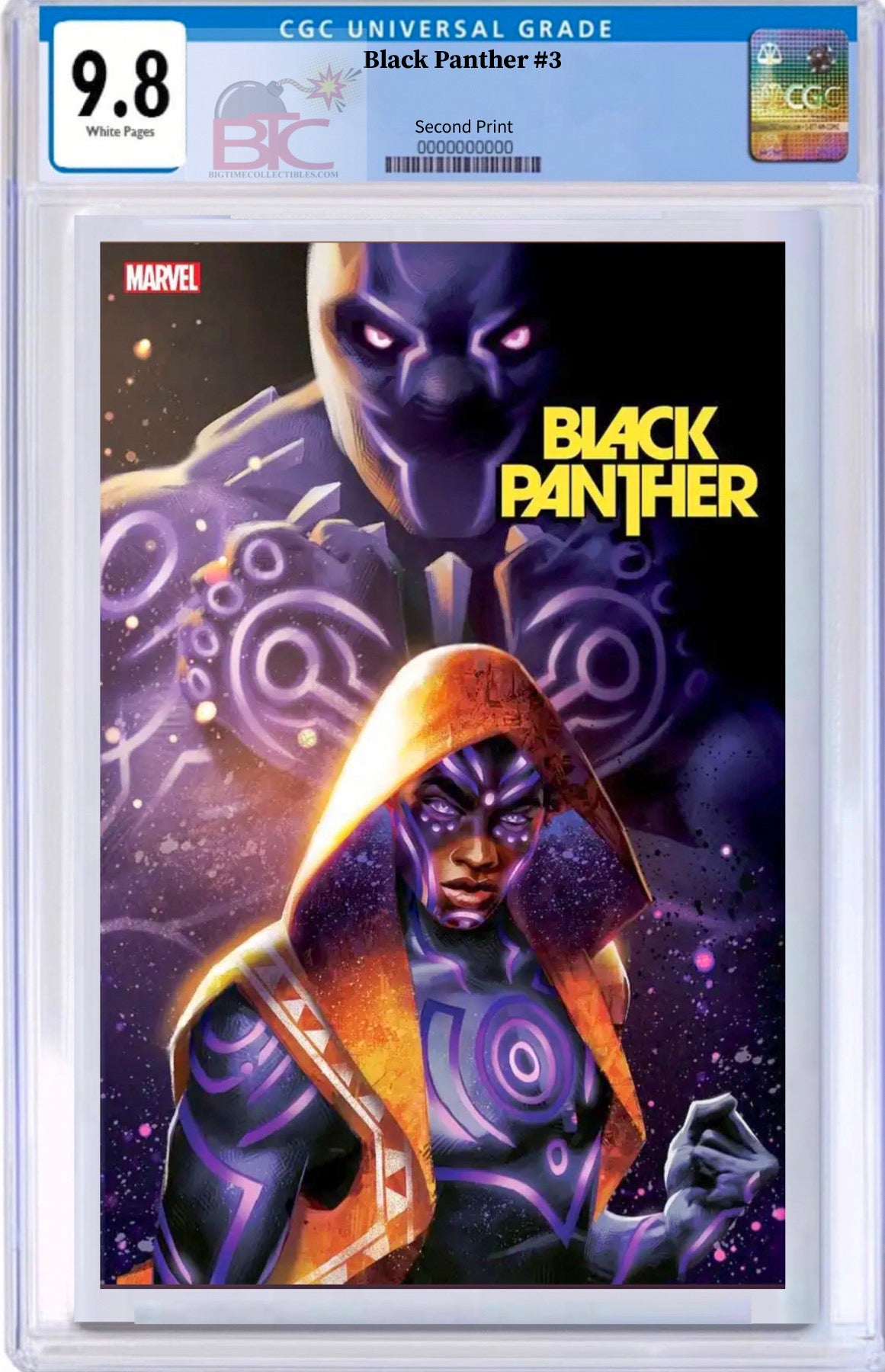 BLACK PANTHER 3 MANHANINI 2ND PRINTING VARIANT CGC 9.8 (INSTOCK) C70