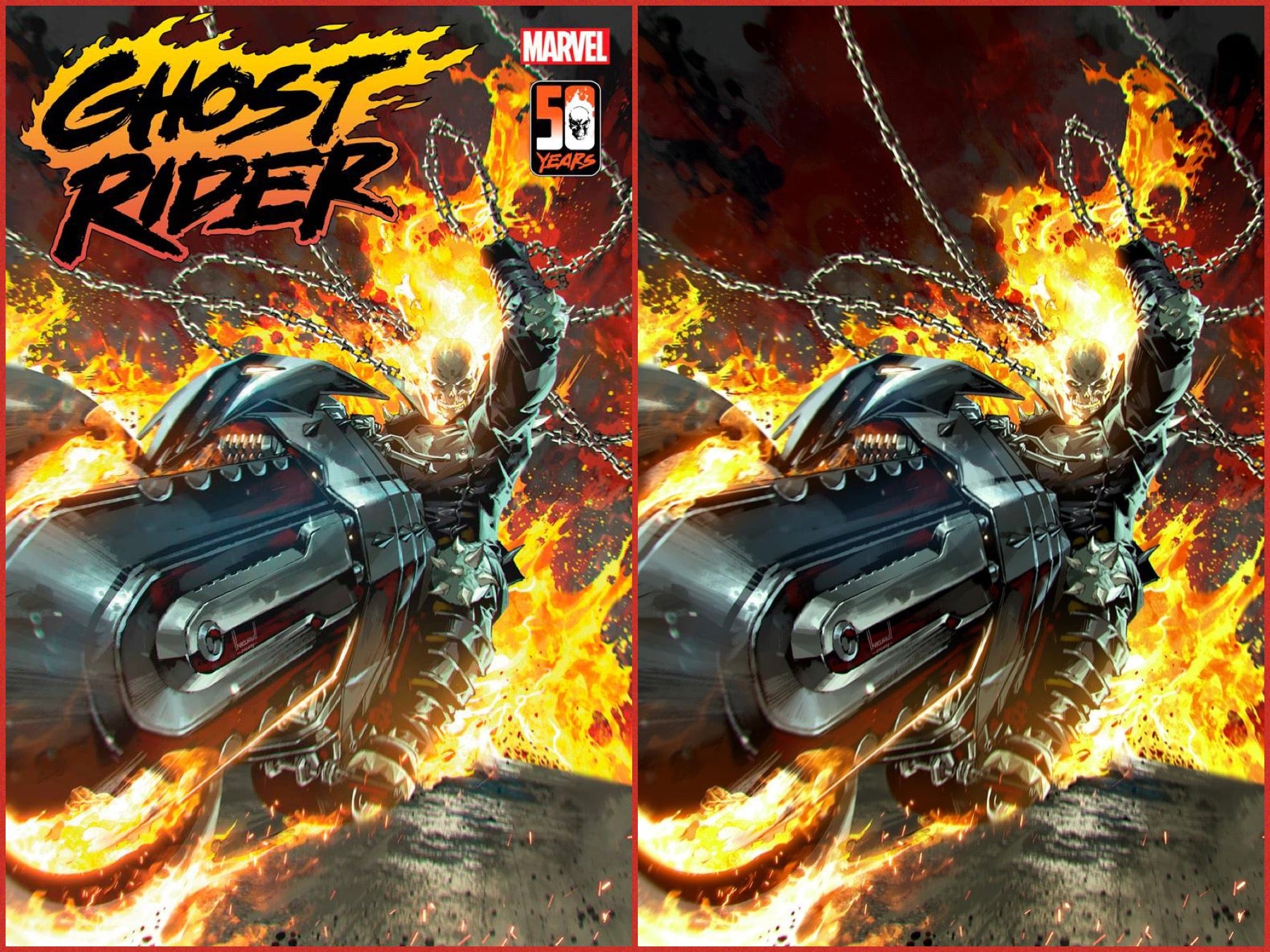 02/23/2022 GHOST RIDER #1 KAEL NGU EXCLUSIVE VIRGIN VARIANT OPTIONS