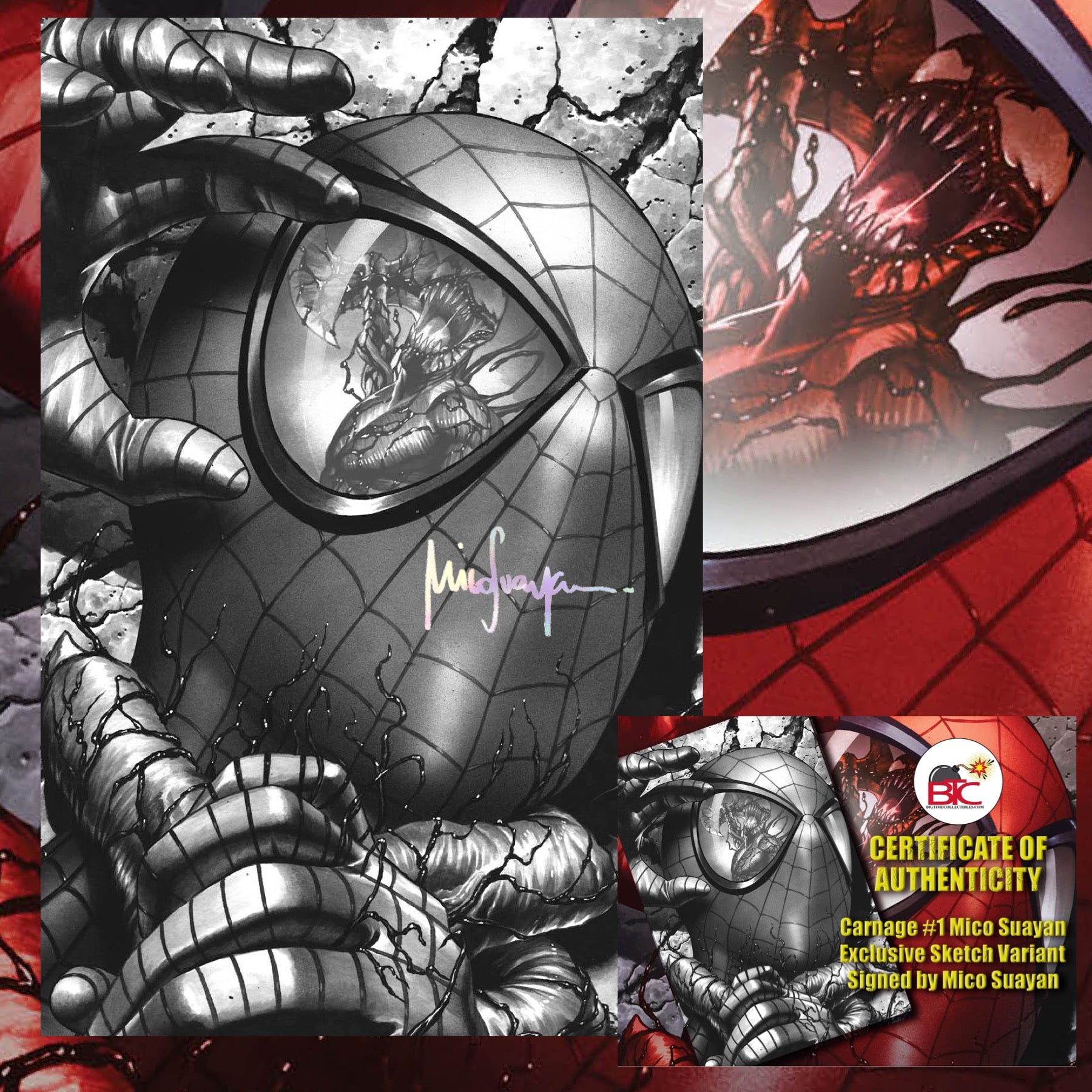 CARNAGE 1 MICO SUAYAN EXCLUSIVE CGC & SIGNATURE OPTIONS