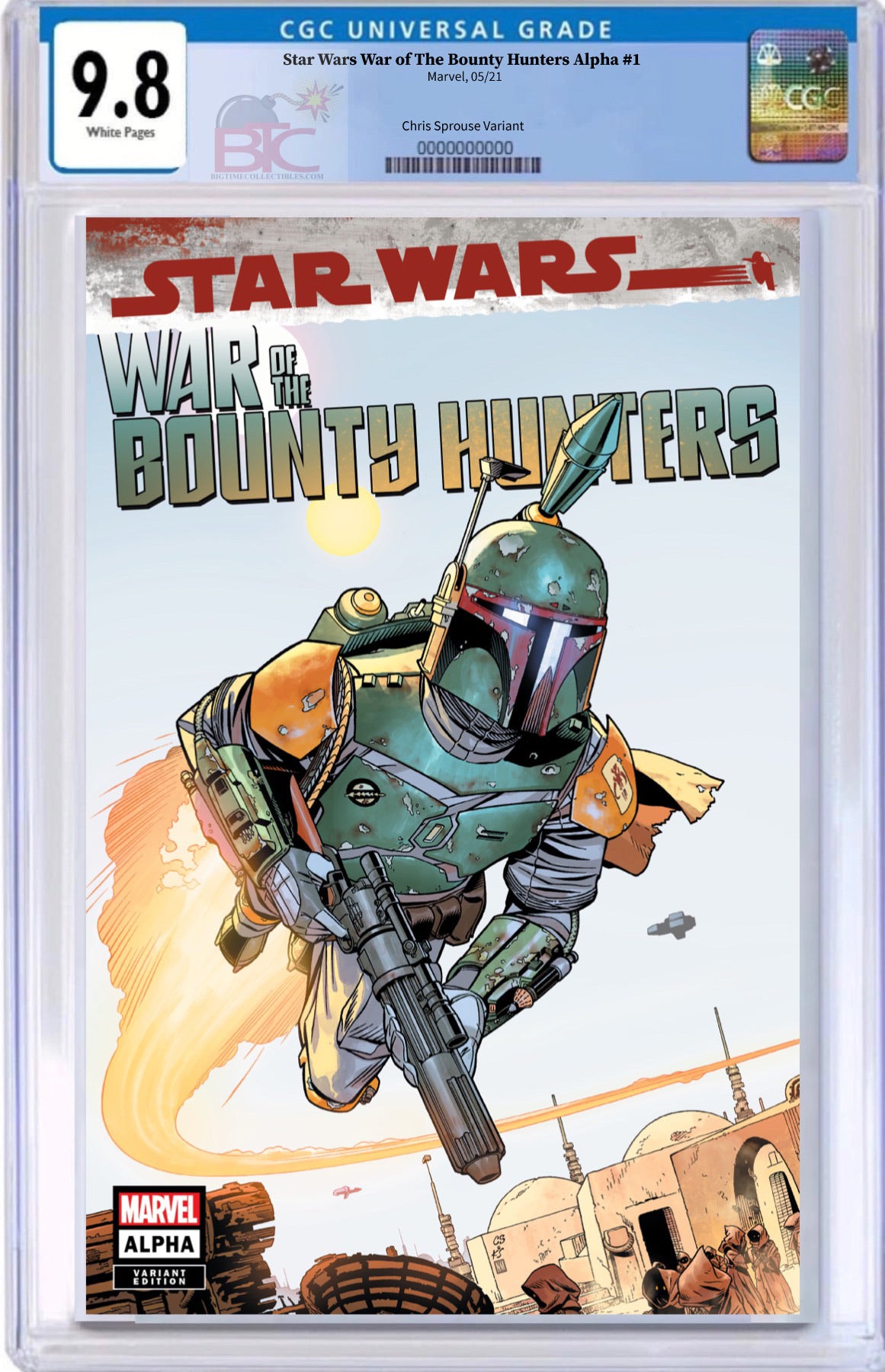 STAR WARS WAR BOUNTY HUNTERS ALPHA #1 CHRIS SPROUSE EXCLUSIVE 05/05/21