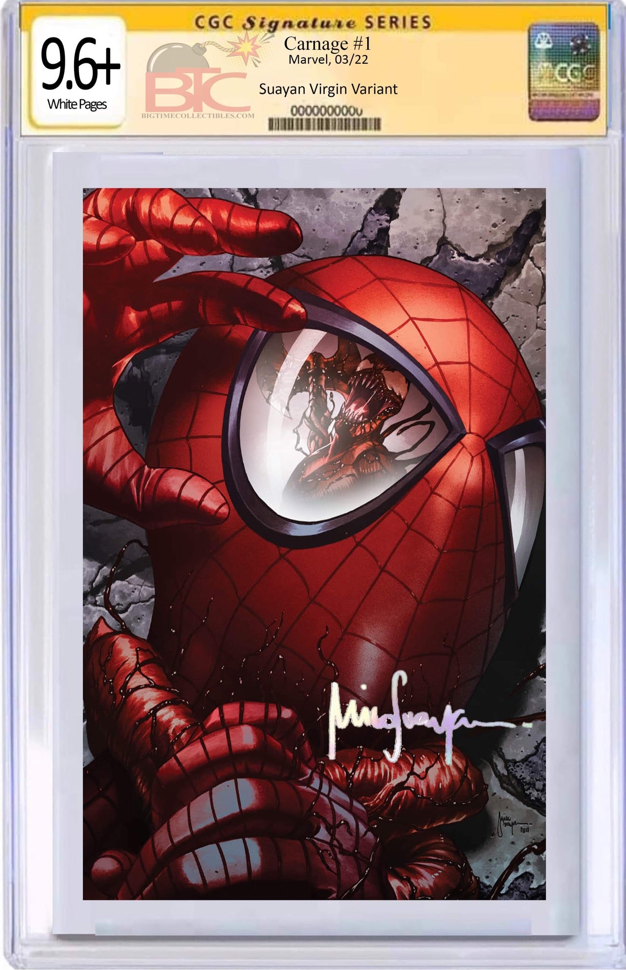 CARNAGE 1 MICO SUAYAN EXCLUSIVE CGC & SIGNATURE OPTIONS