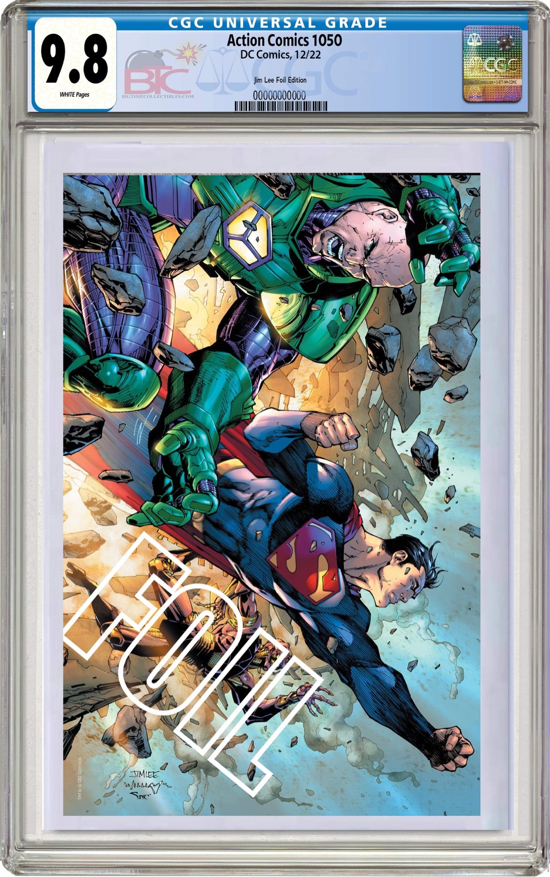 ACTION COMICS #1050 JIM LEE EXCLUSIVE VIRGIN FOIL VARIANT OPTIONS (D1)