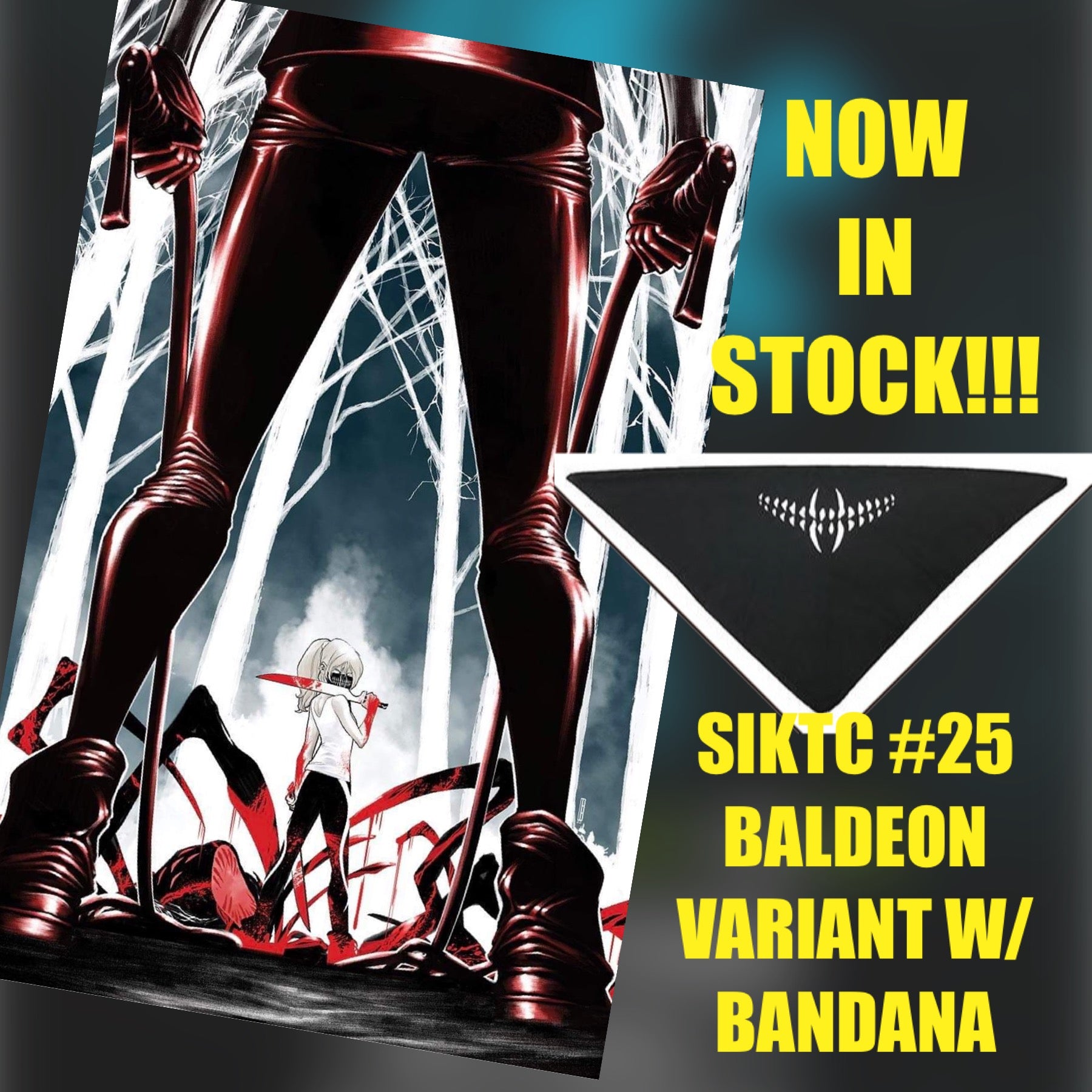 07/27/2022 SOMETHING IS KILLING THE CHILDREN 25 DAVID BALDEON EXCLUSIVE VIRGIN VARIANT W/SIKTC OFFICIAL BANDANA COMBO