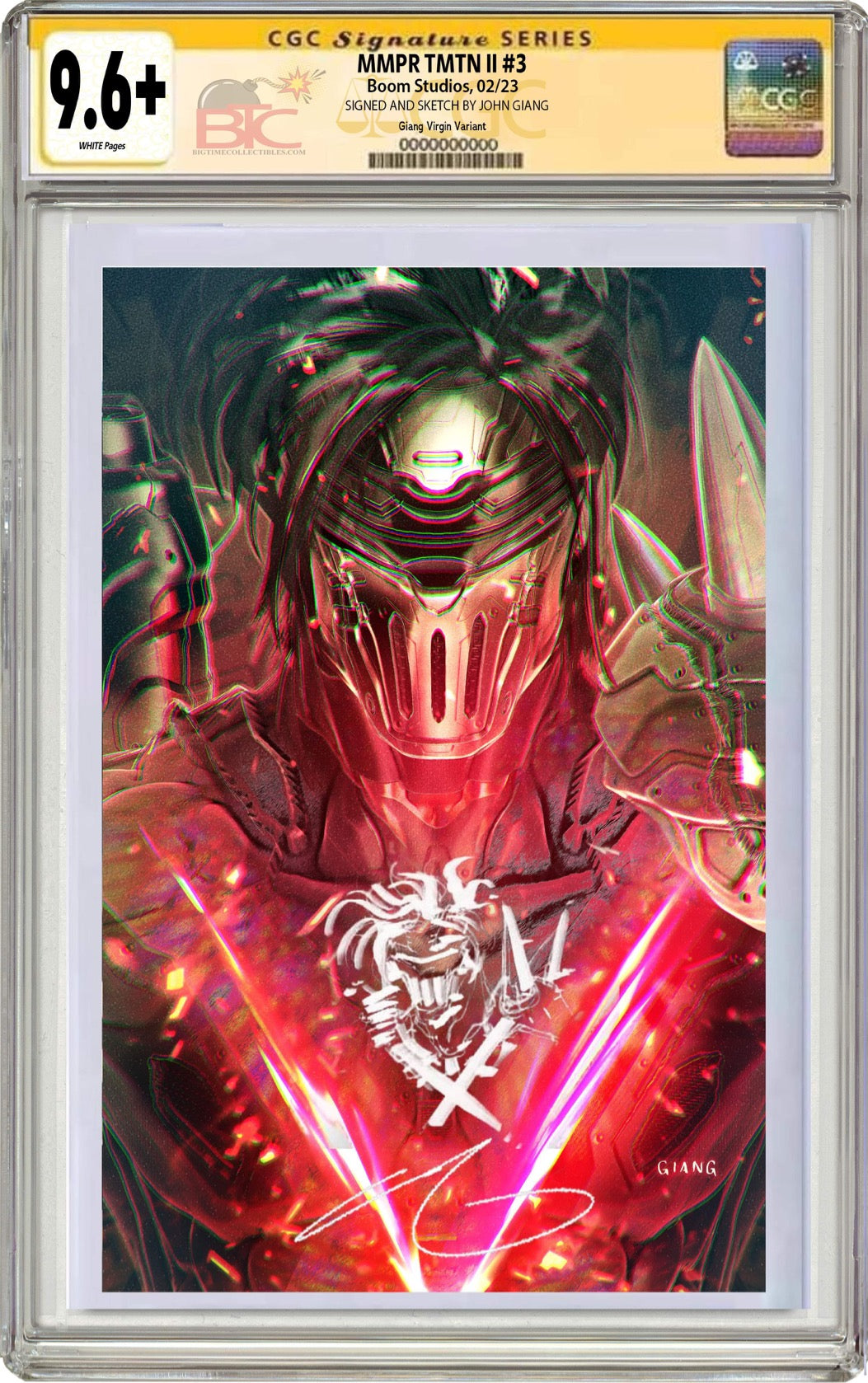 MMPR TMNT II #3 JOHN GIANG RANGER X VARIANT (I1)(I2)