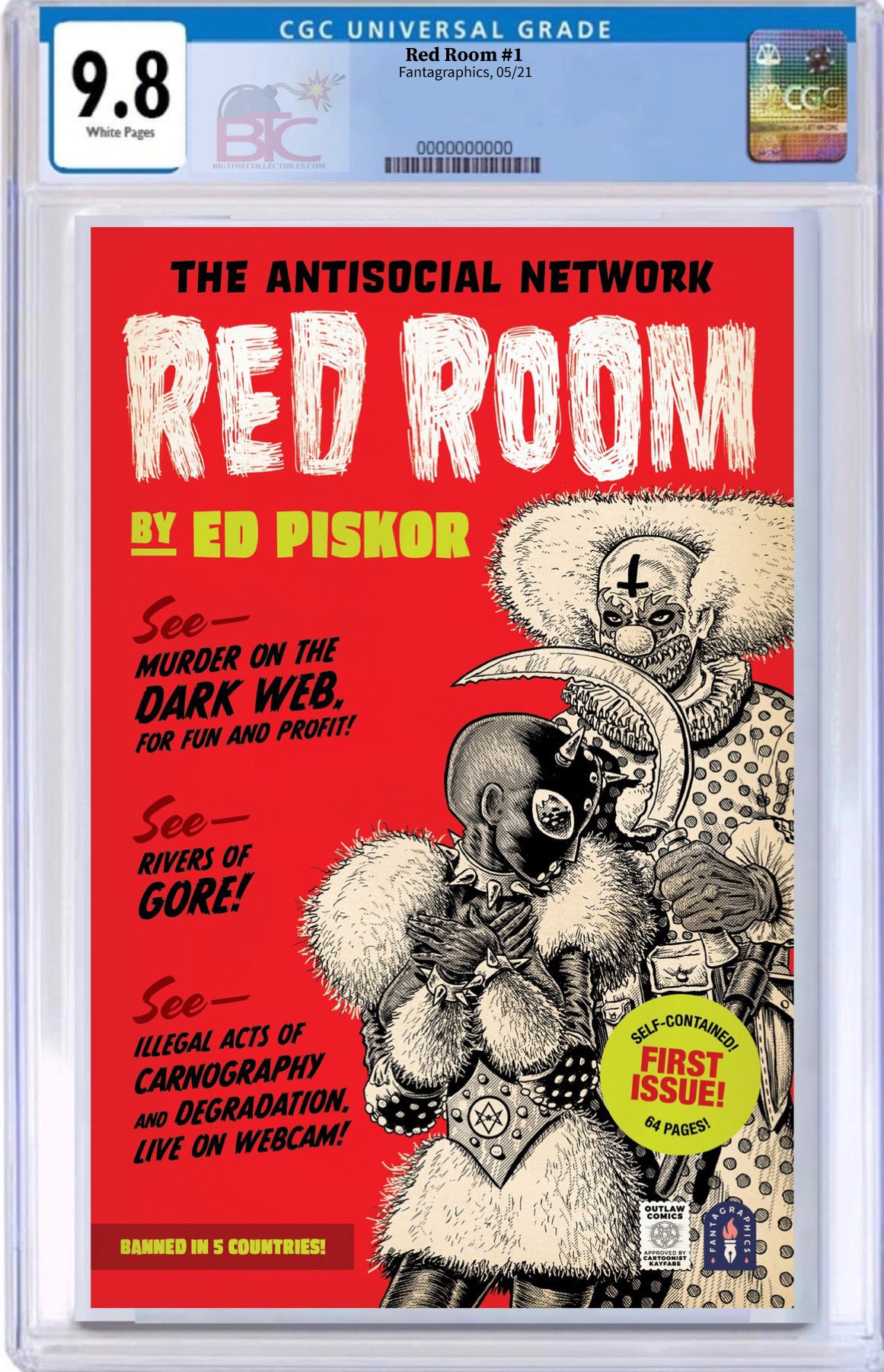RED ROOM #1 CGC 9.8 (INSTOCK) C68