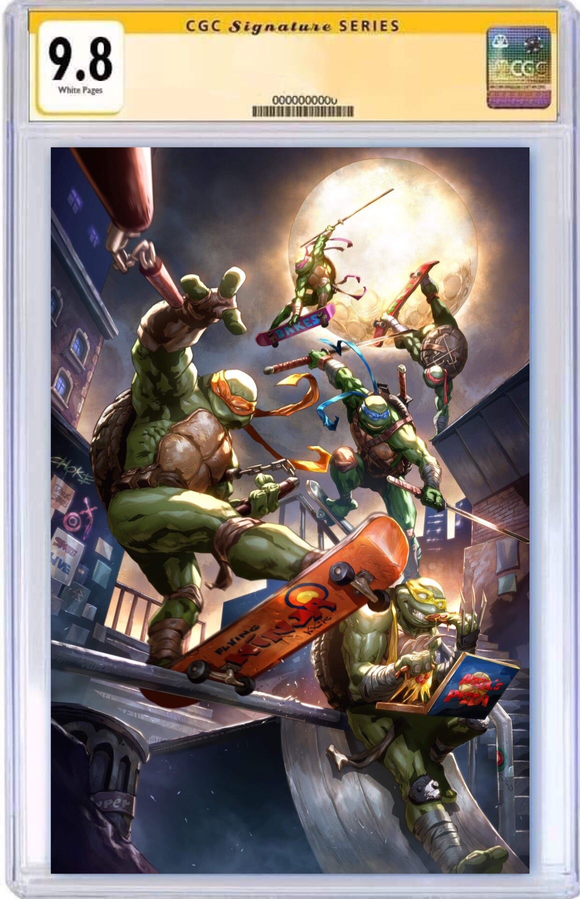 TMNT #103 DEXTER SOY EXCLUSIVE VIRGIN VARIANT COVER RAW, SIGNED & GRADED OPTIONS